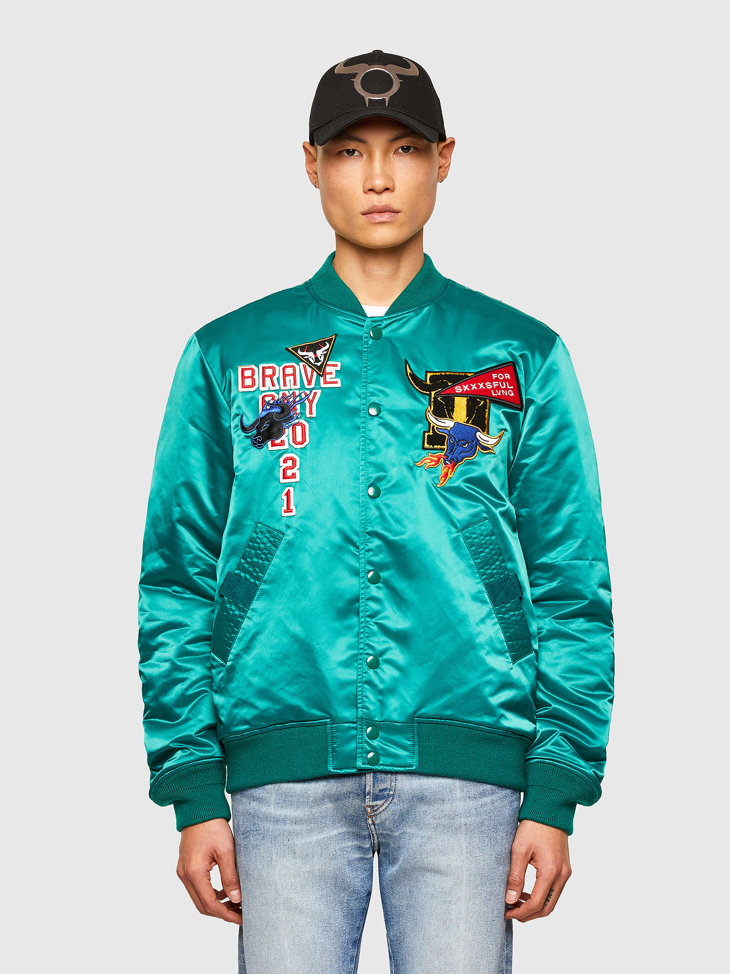 CL-J-ROSS-REV-O, Water Green Diesel - CL-J-ROSS-REV-O, Water Green - Jackets - Image 1