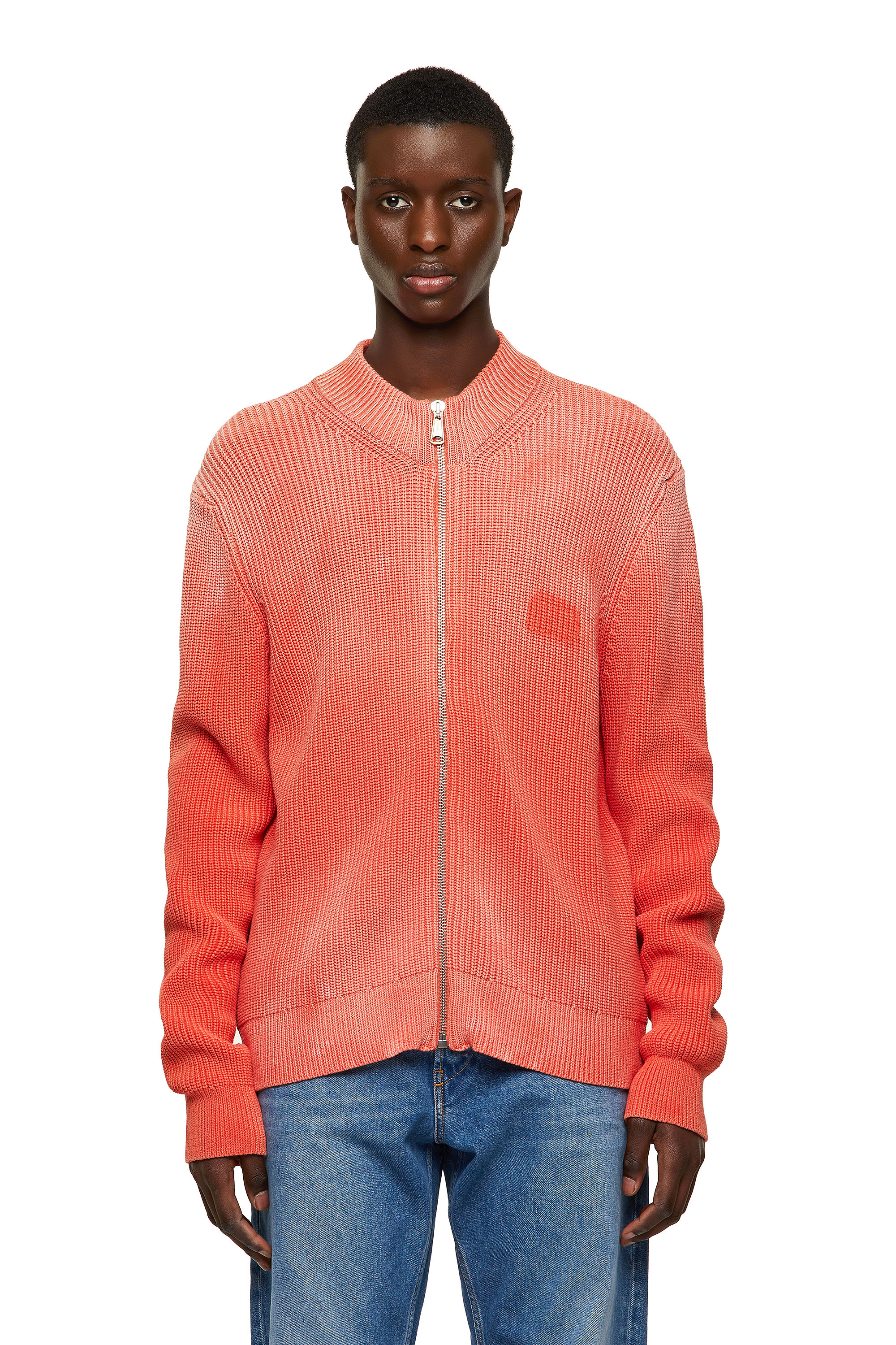 K-KENTUCKY ZIP, Pink Diesel - K-KENTUCKY ZIP, Pink - Knitwear - Image 1