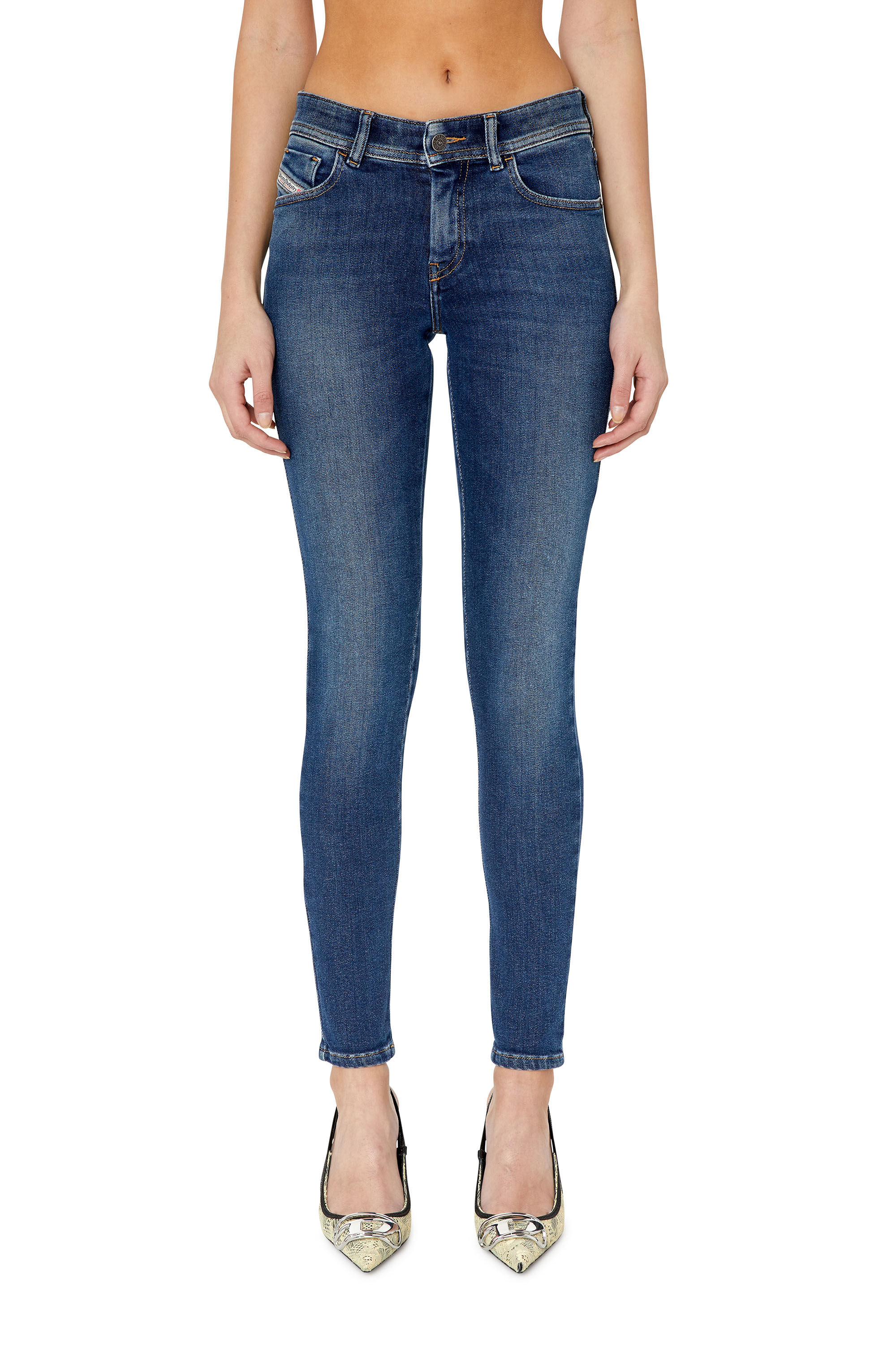 MODA DONNA Jeans Jeggings & Skinny & Slim Elasticizzato sconto 73% Blu navy W28 Diesel Jeggings & Skinny & Slim 
