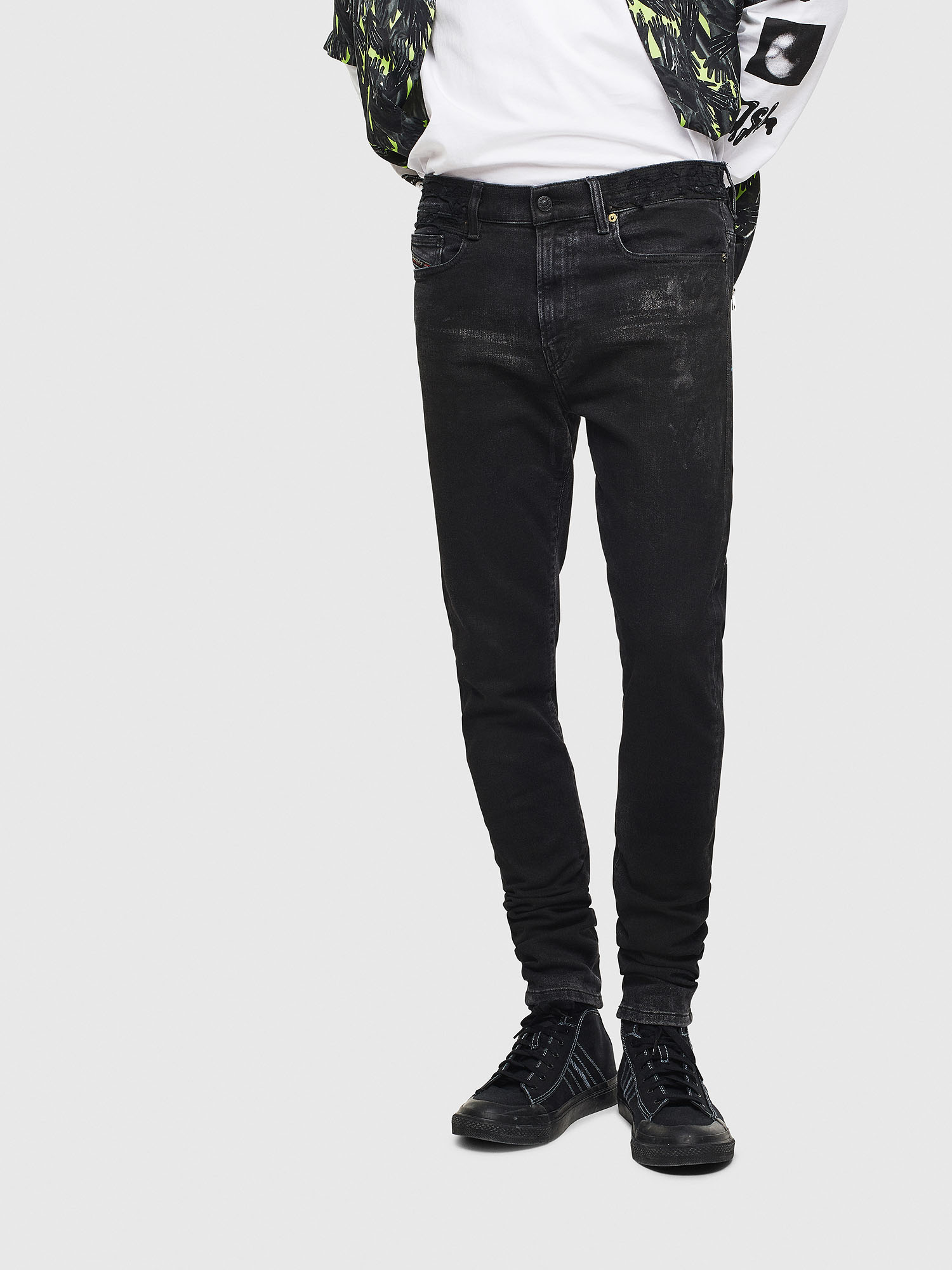 D-Amny 009CE, Black/Dark grey Diesel - D-Amny 009CE, Black/Dark grey - Jeans - Image 1