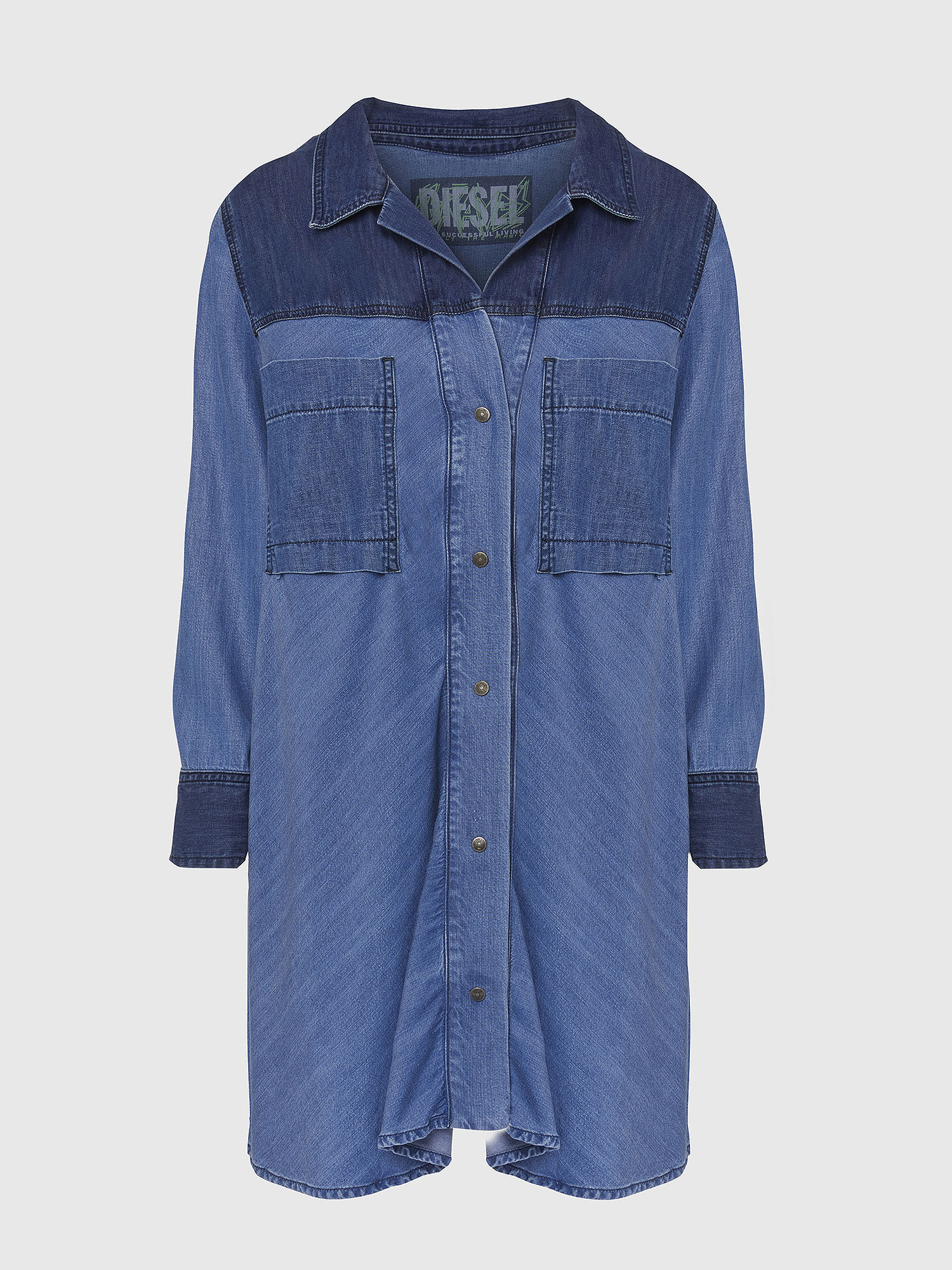 DE-NILLA, Light Blue Diesel - DE-NILLA, Light Blue - Denim Shirts - Image 1