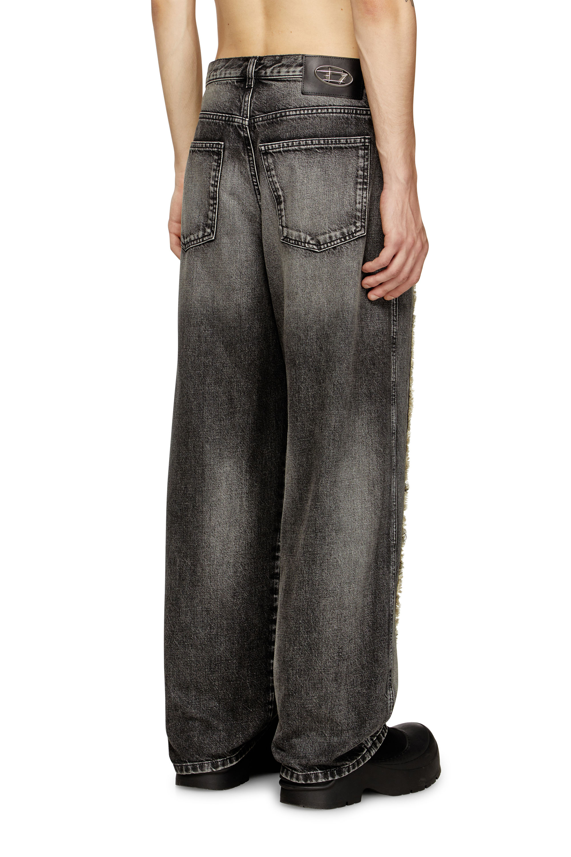 Diesel - Unisex's Straight Jeans D-ThugClub 0BEBT, Black/Dark grey - 4