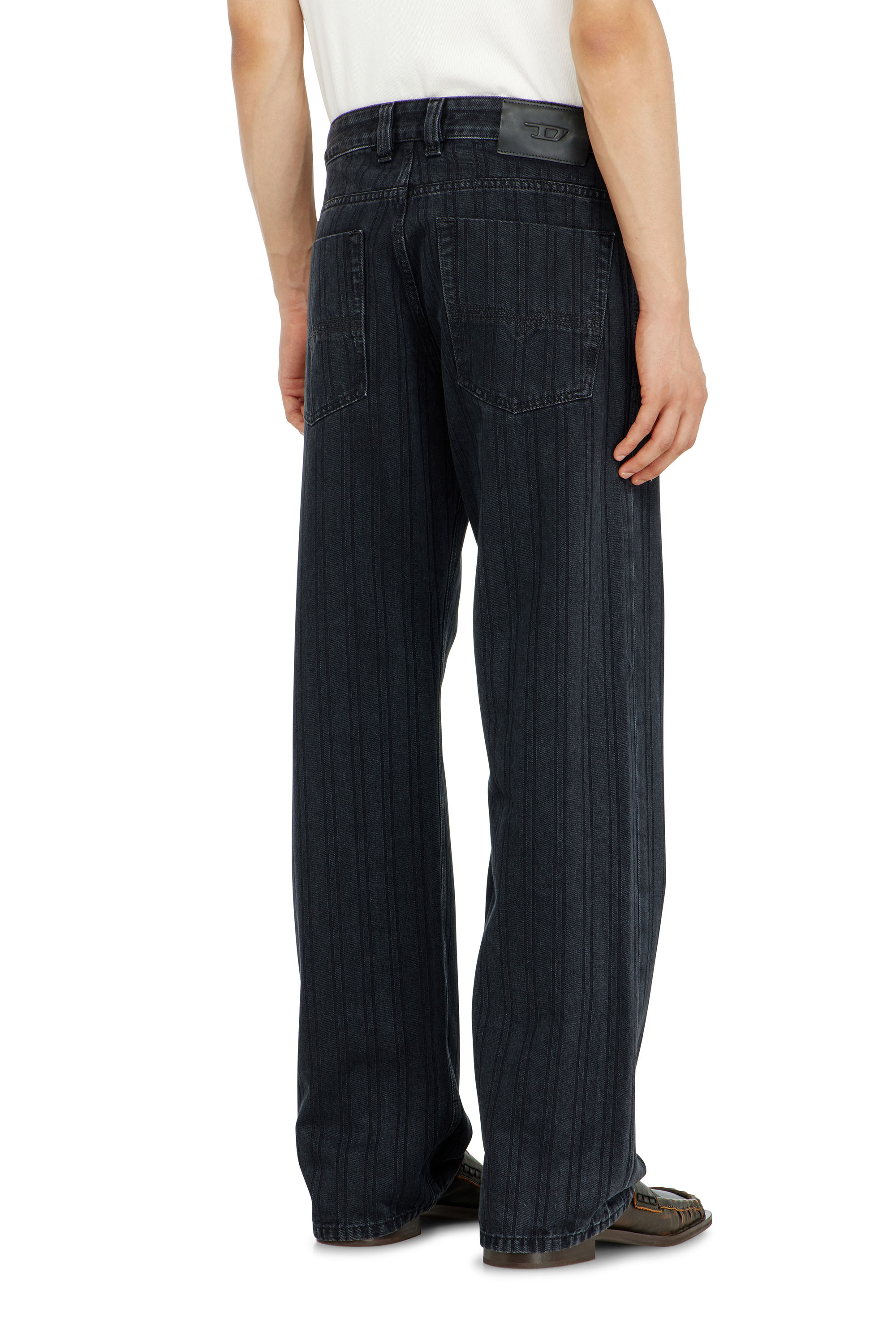 Diesel - Man's Relaxed Jeans 1980 D-Eeper 09Q12, Black/Dark grey - 5
