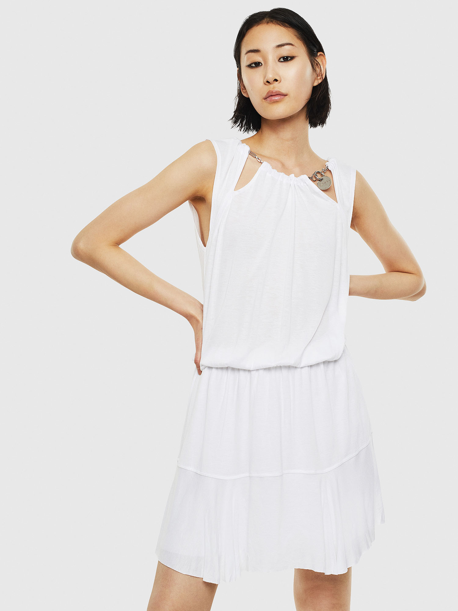 D-ROCKI, White Diesel - D-ROCKI, White - Dresses - Image 1
