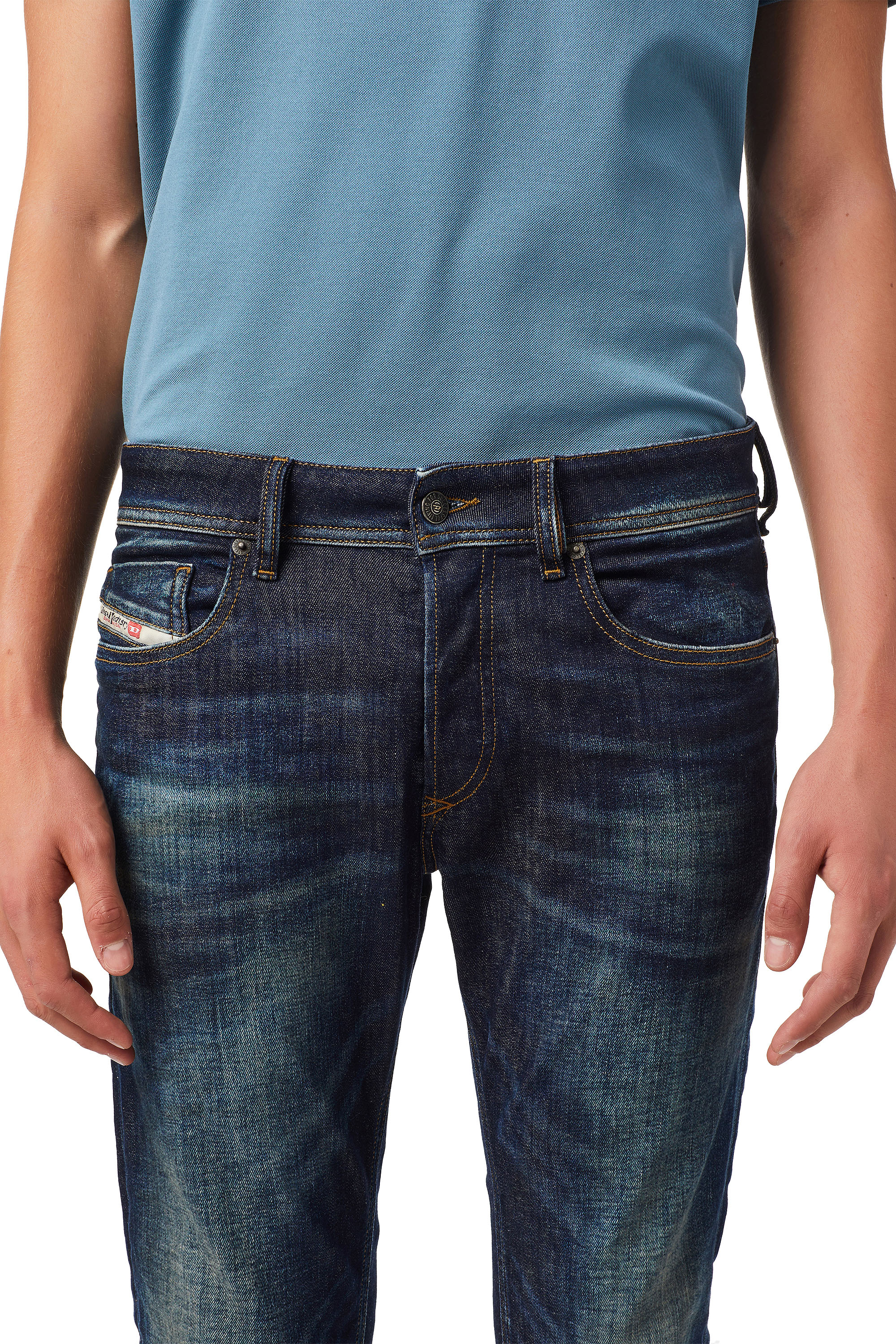 SLEENKERX Man Skinny Dark blue Jeans Diesel®