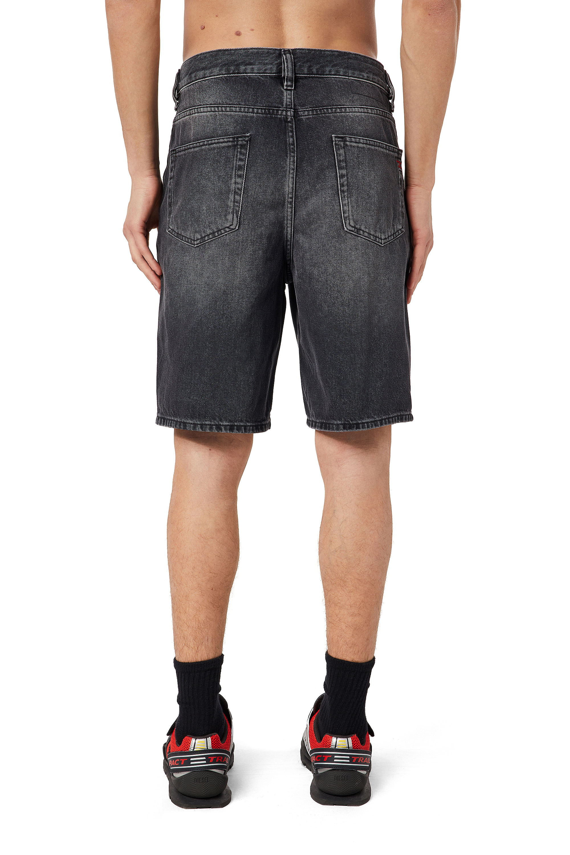 diesel black shorts