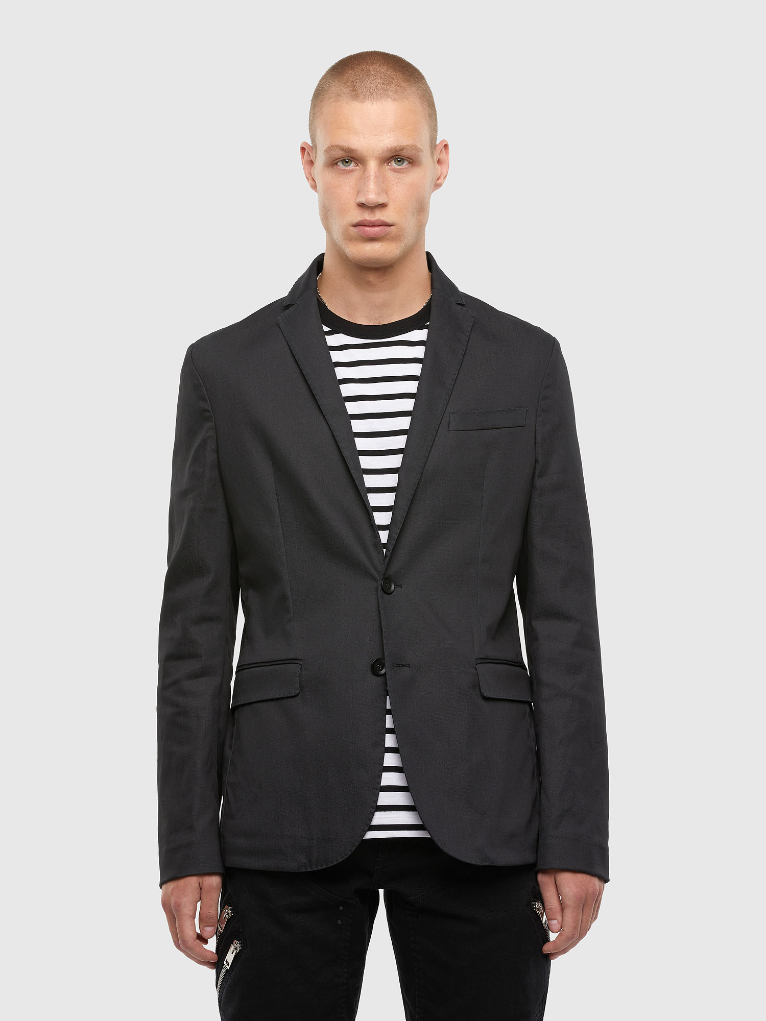 D-COSMO-SP1 JOGGJEANS, Black Diesel - D-COSMO-SP1 JOGGJEANS, Black - Denim Jackets - Image 1