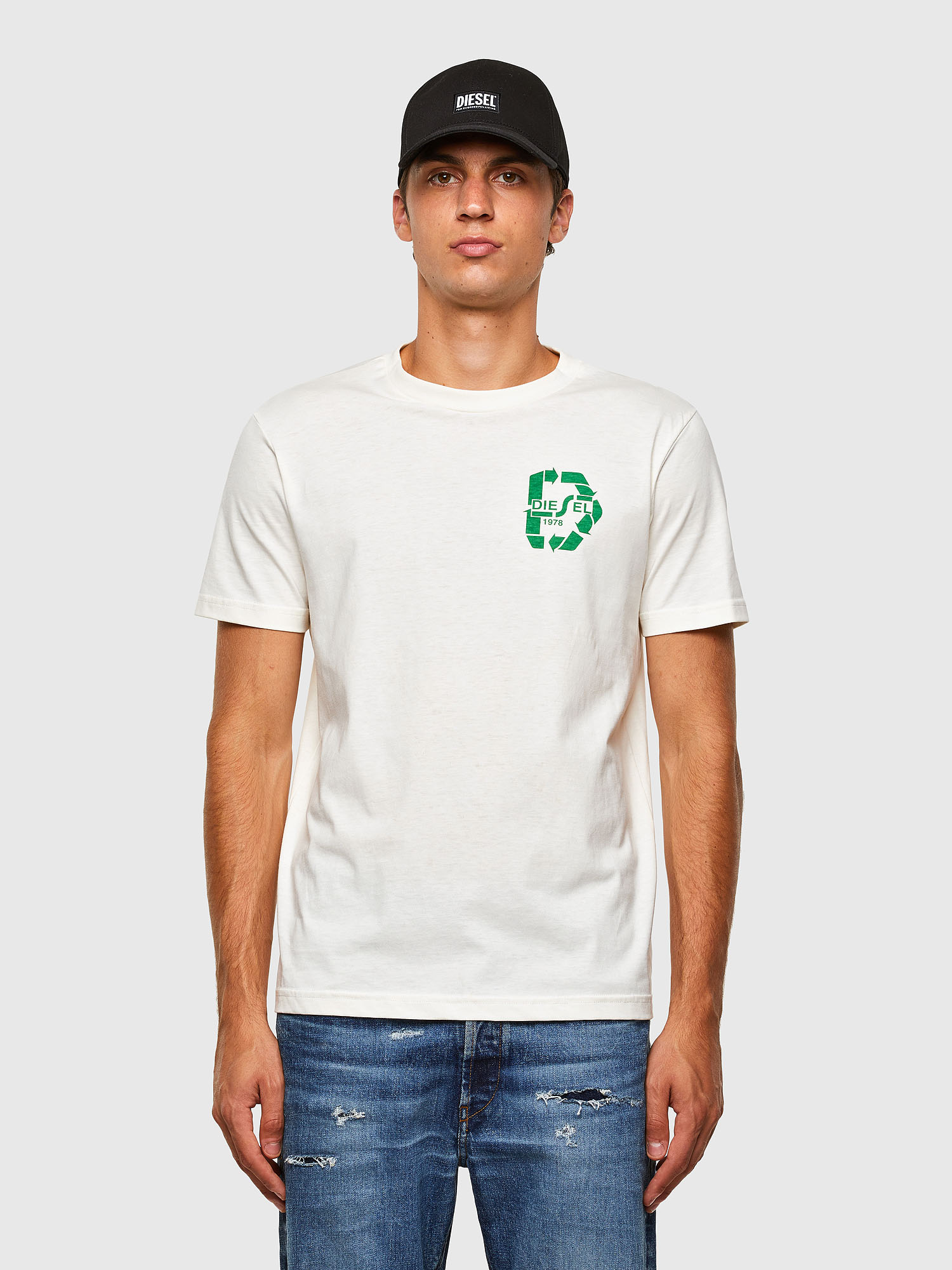 T-JUST-N40, White Diesel - T-JUST-N40, White - T-Shirts - Image 1