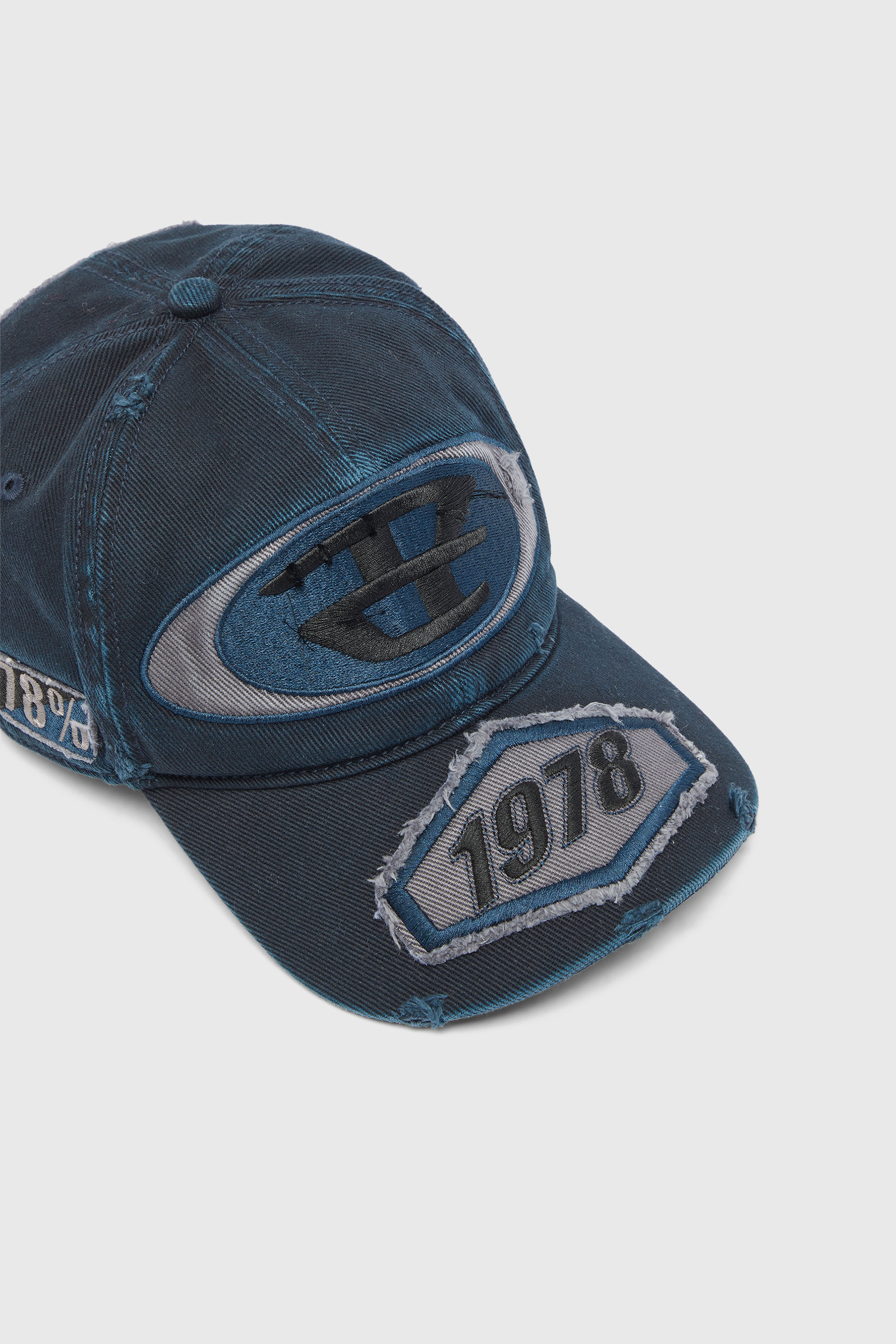 Diesel - C-BRAFF, Unisex's Baseball cap with embroidered patches in null - 3