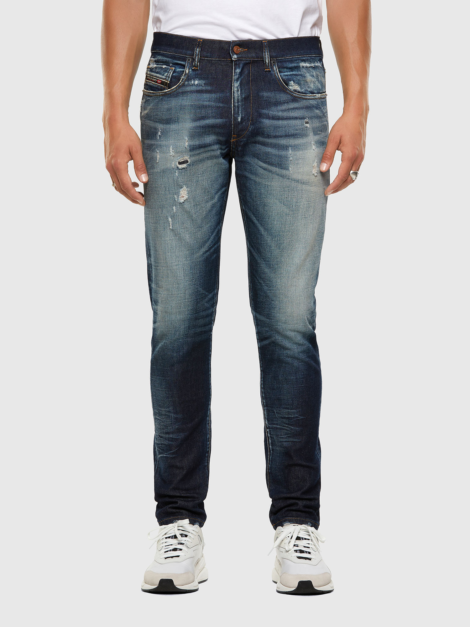 D-Strukt 0092I, Dark Blue Diesel - D-Strukt 0092I, Dark Blue - Jeans - Image 1