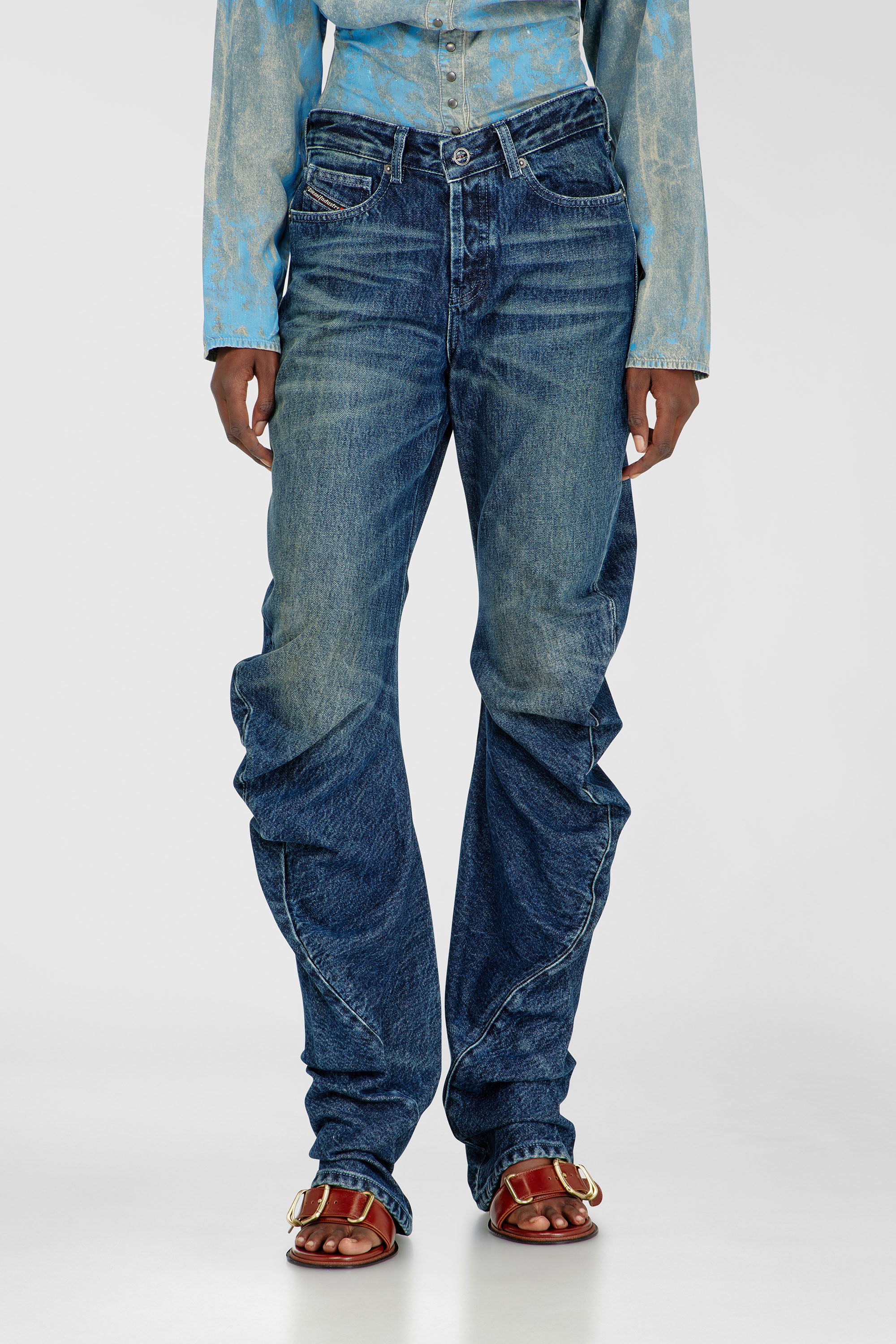 Diesel - Woman's Regular Jeans D-Twisty 007FZ, Dark Blue - 4