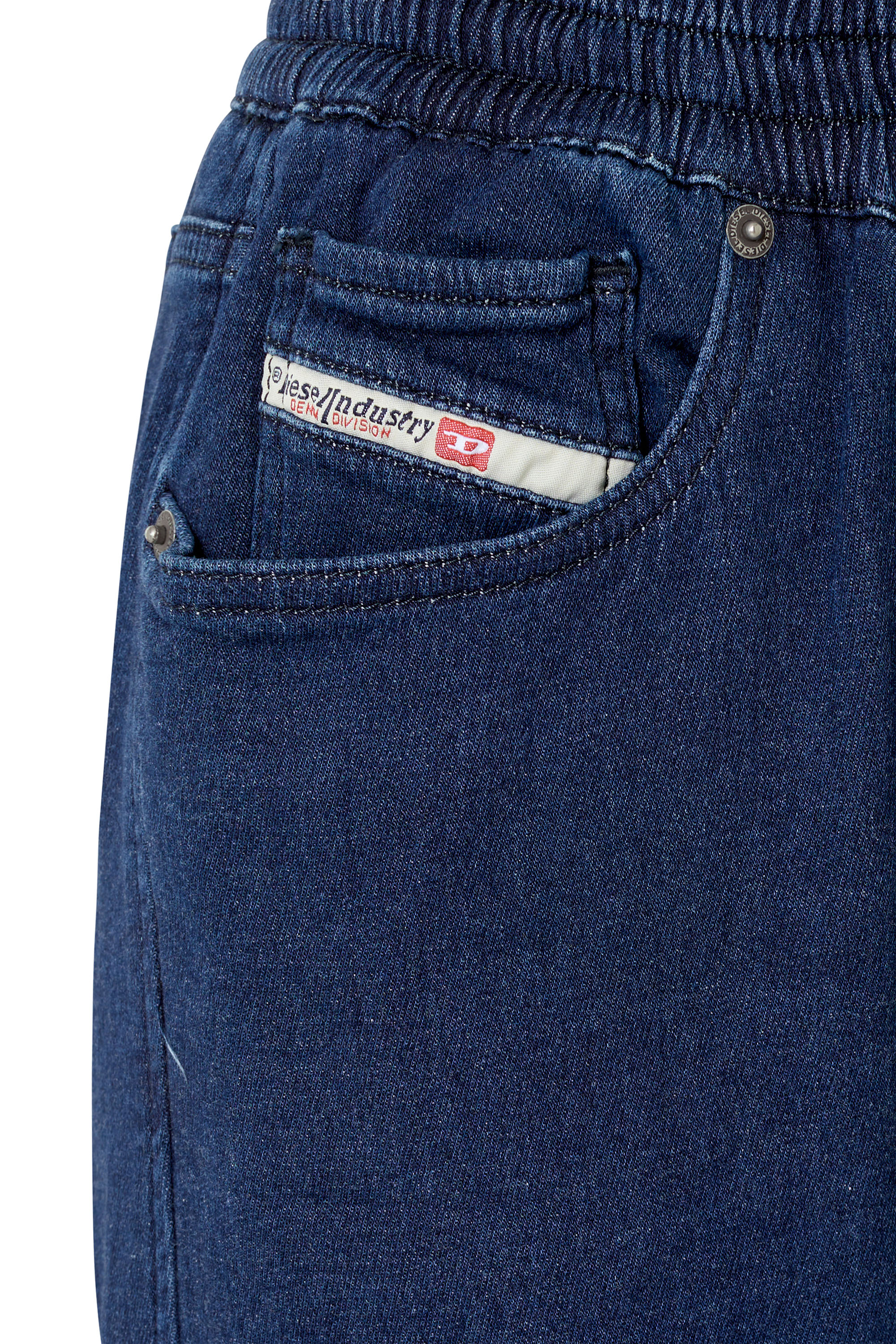 D-URSY TRACK DENIM Woman: Slim dark blue Jeans | Diesel