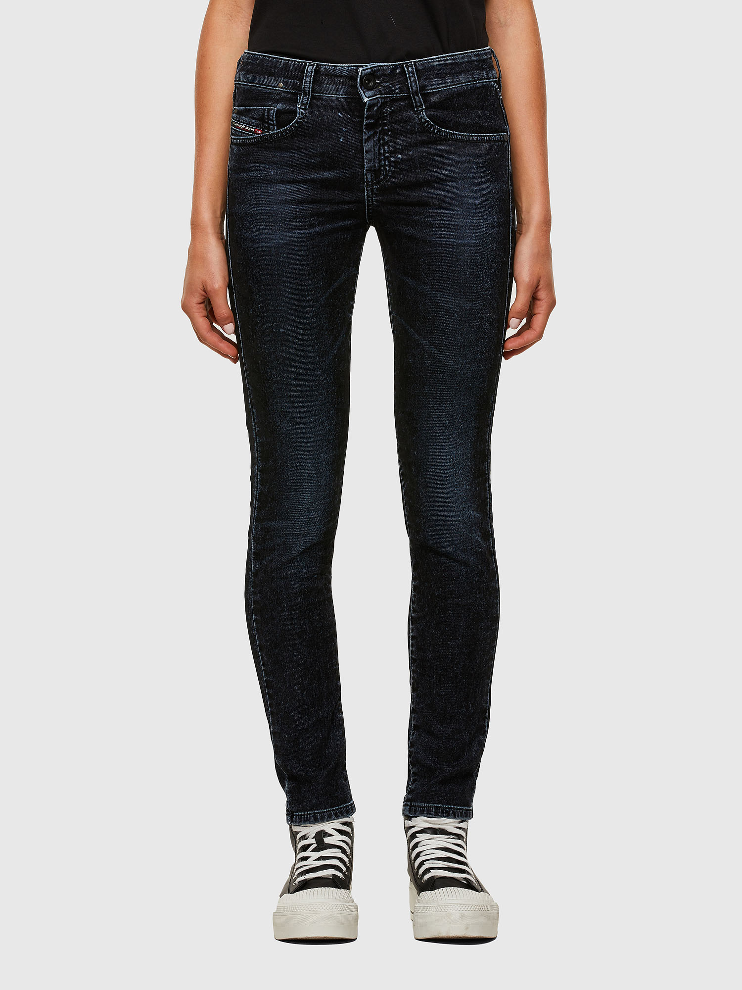 D-Ollies JoggJeans® 069UH, Black/Dark grey Diesel - D-Ollies JoggJeans® 069UH, Black/Dark grey - Jeans - Image 1