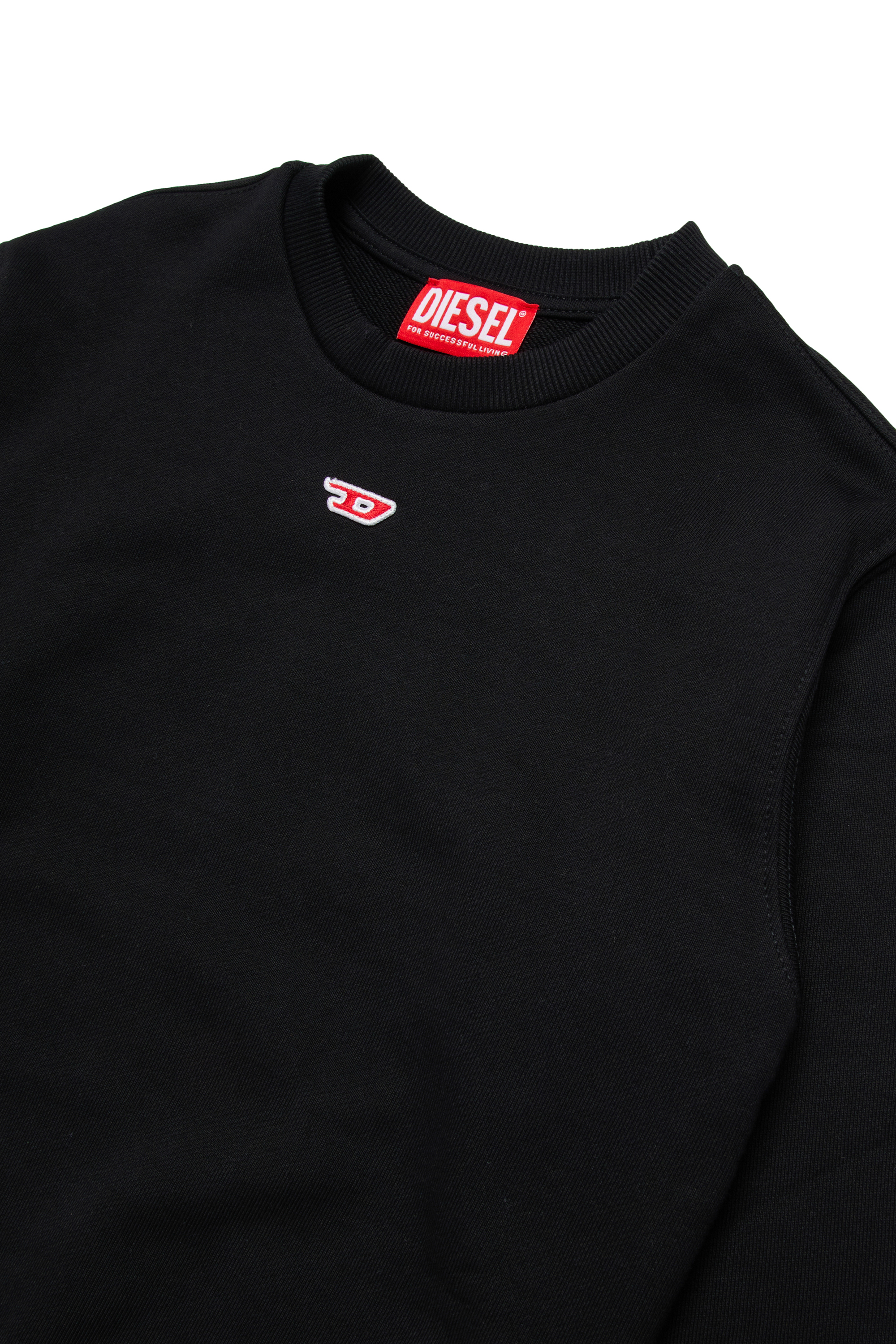 Diesel - SGINND OVER, Unisex's Sweatshirt with D logo in Black - 3