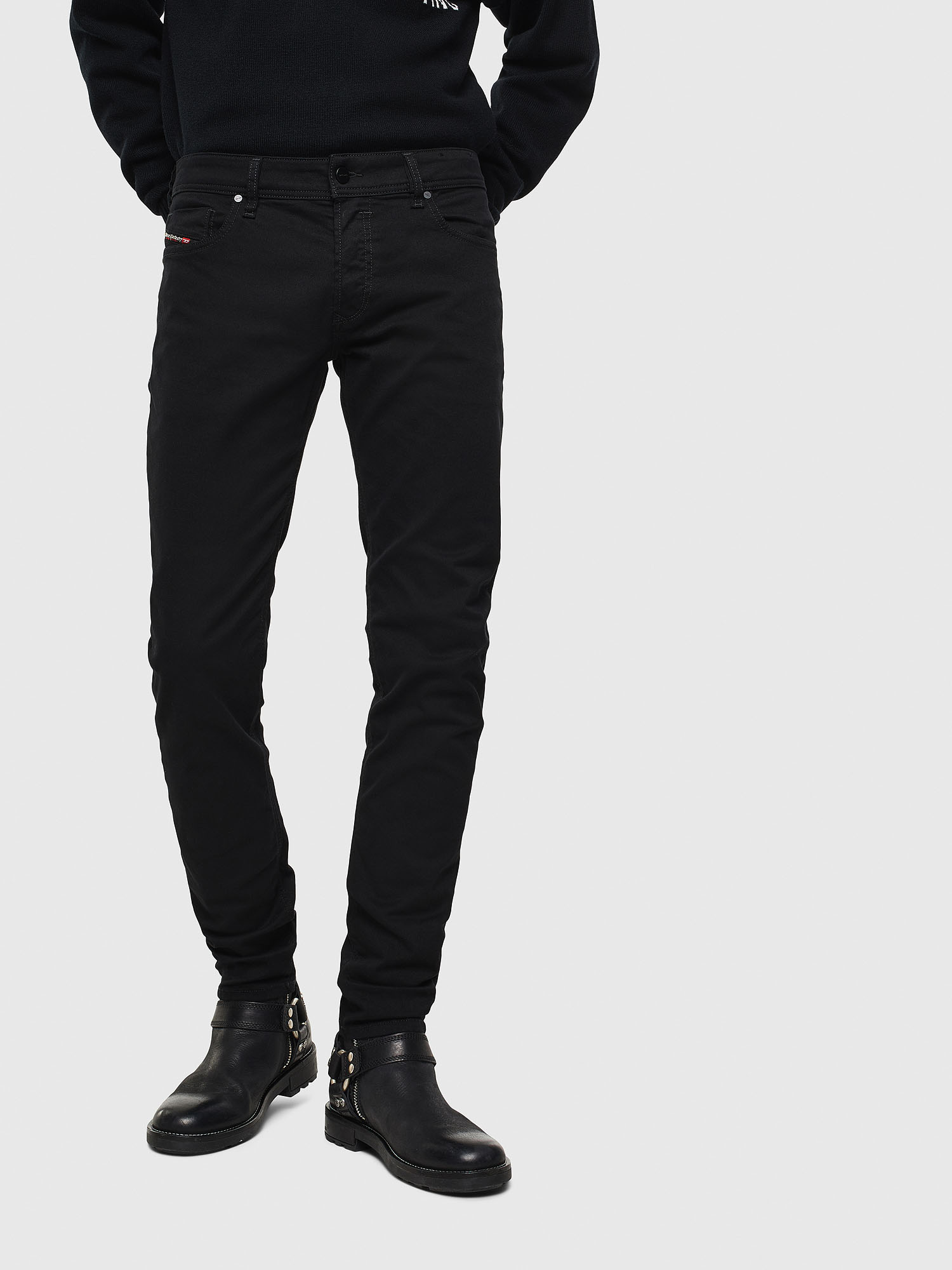 Sleenker 069EI, Black/Dark grey Diesel - Sleenker 069EI, Black/Dark grey - Jeans - Image 1