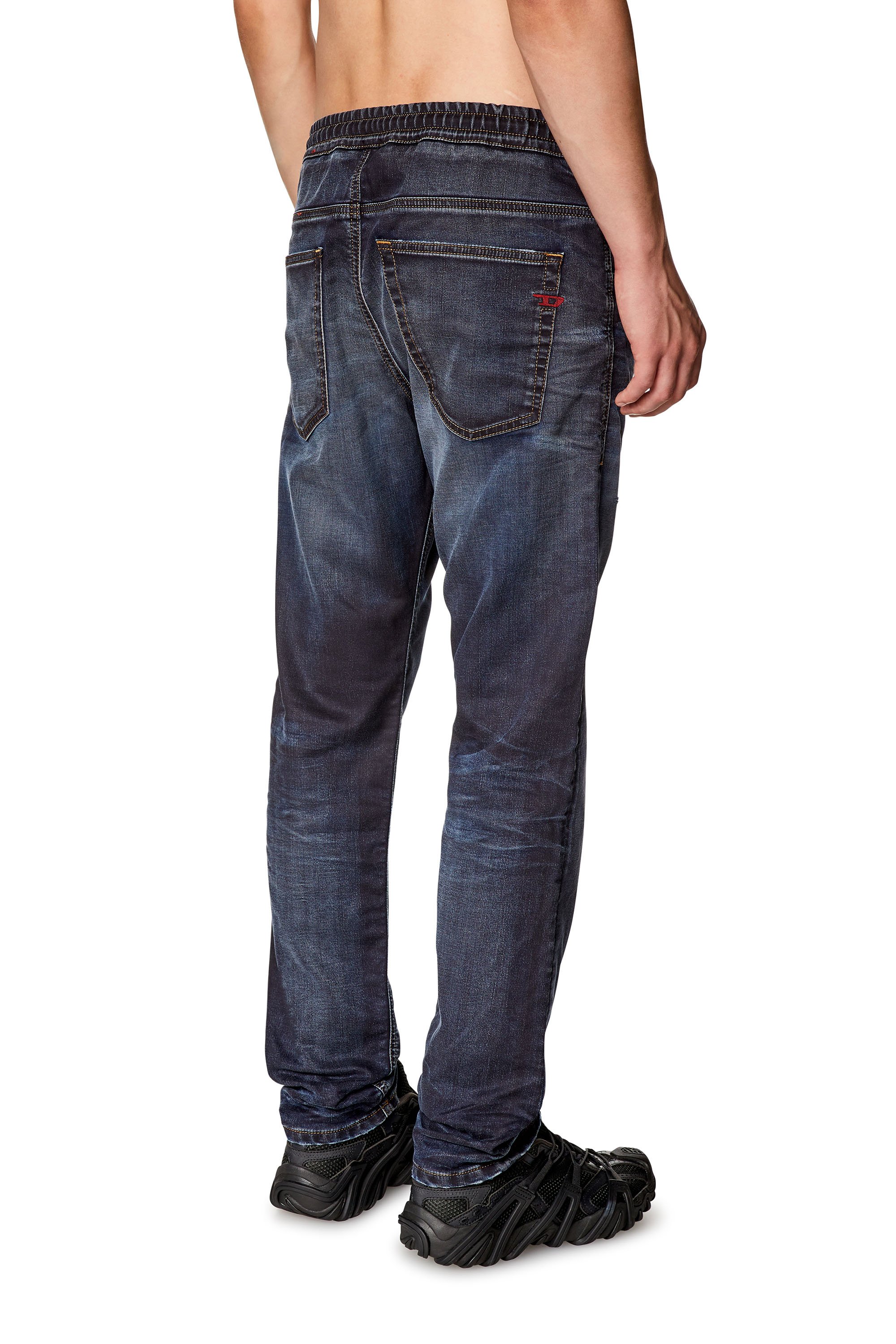 Diesel - Man Tapered 2030 D-Krooley Joggjeans® 09I18, Dark Blue - Image 3