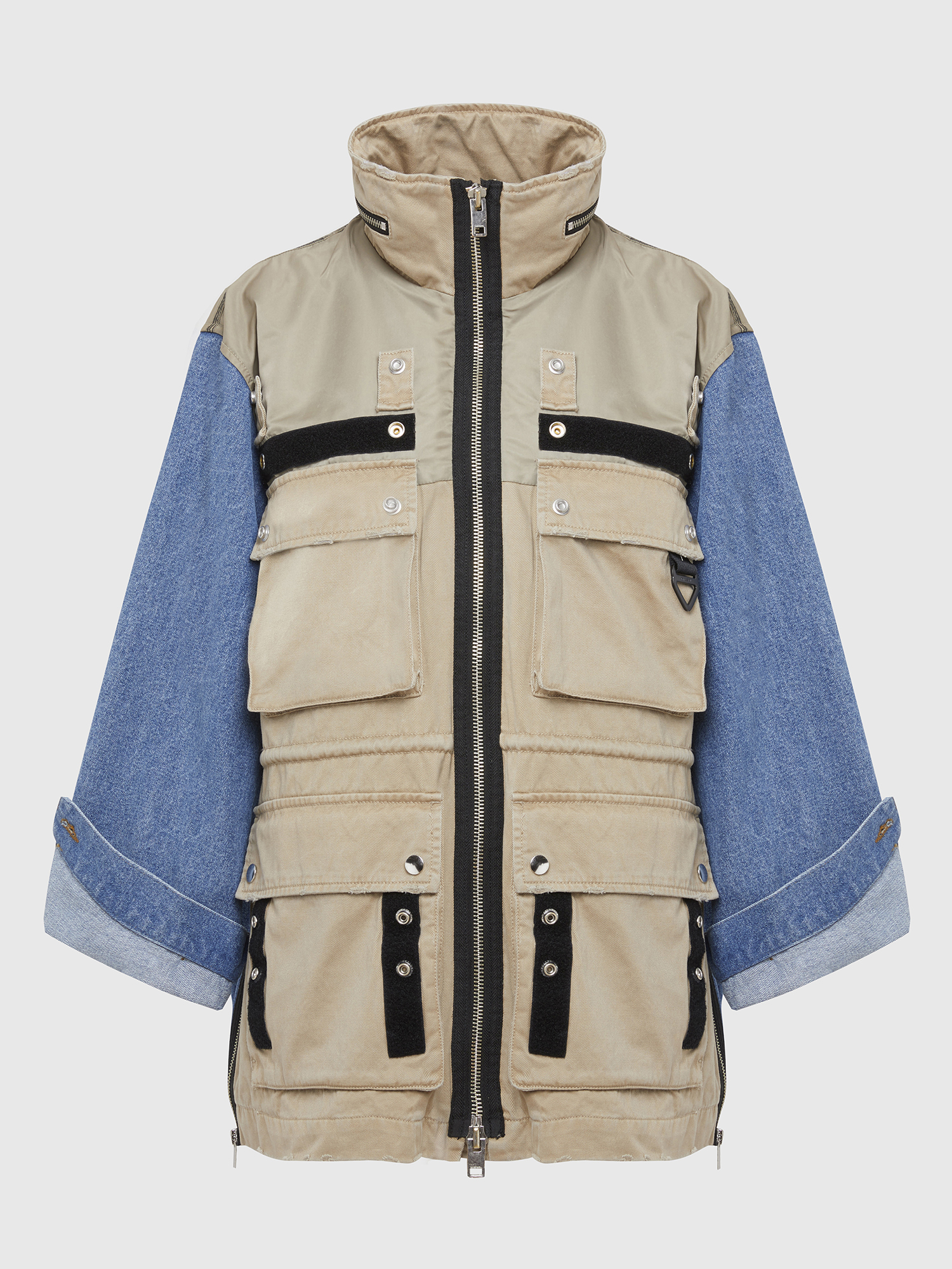 G-CLARICE, Beige/Blue Diesel - G-CLARICE, Beige/Blue - Jackets - Image 1