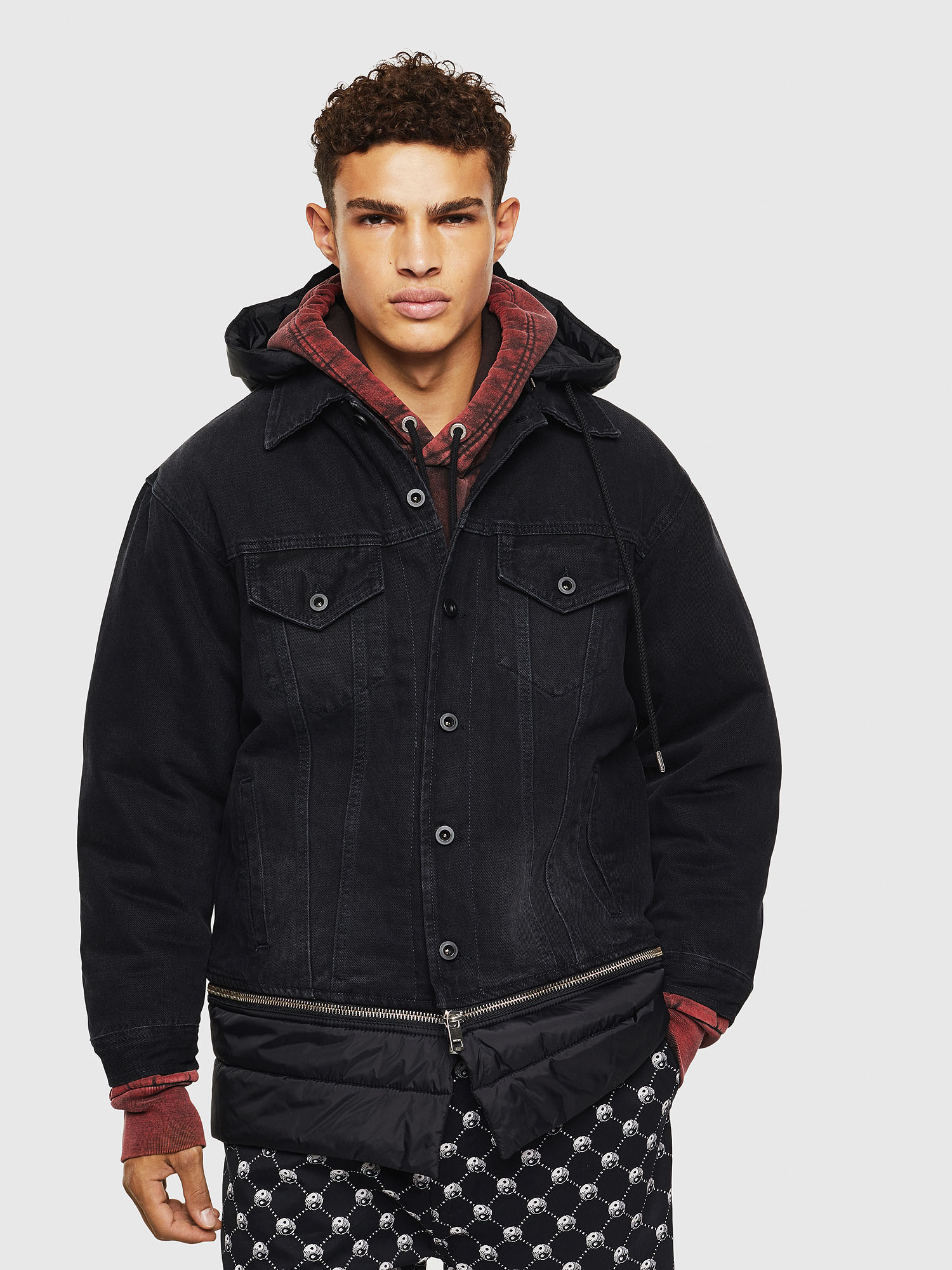 D-SHER, Black Diesel - D-SHER, Black - Winter Jackets - Image 1