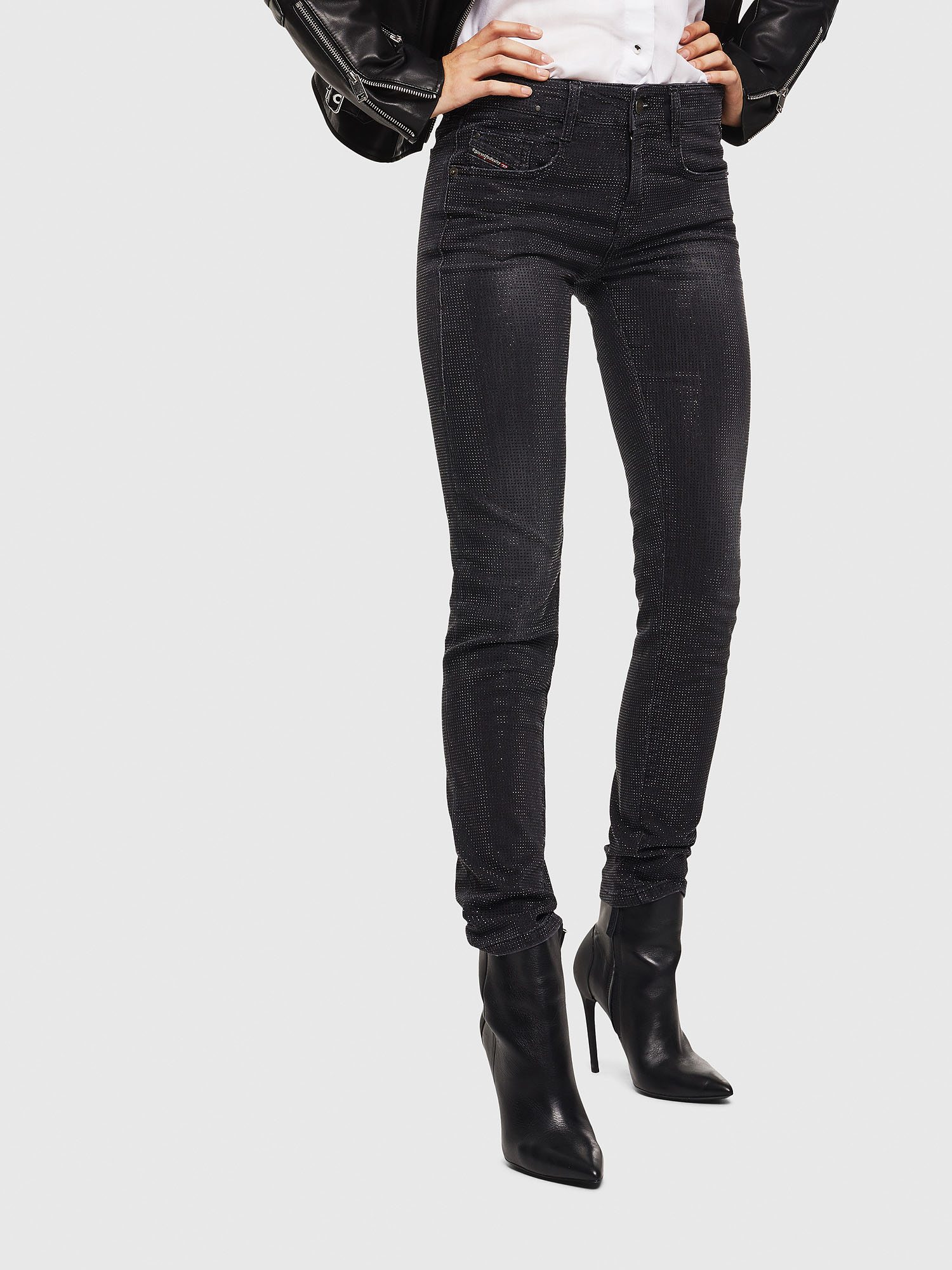 D-Ollies JoggJeans 0093H, Black/Dark grey Diesel - D-Ollies JoggJeans 0093H, Black/Dark grey - Jeans - Image 1