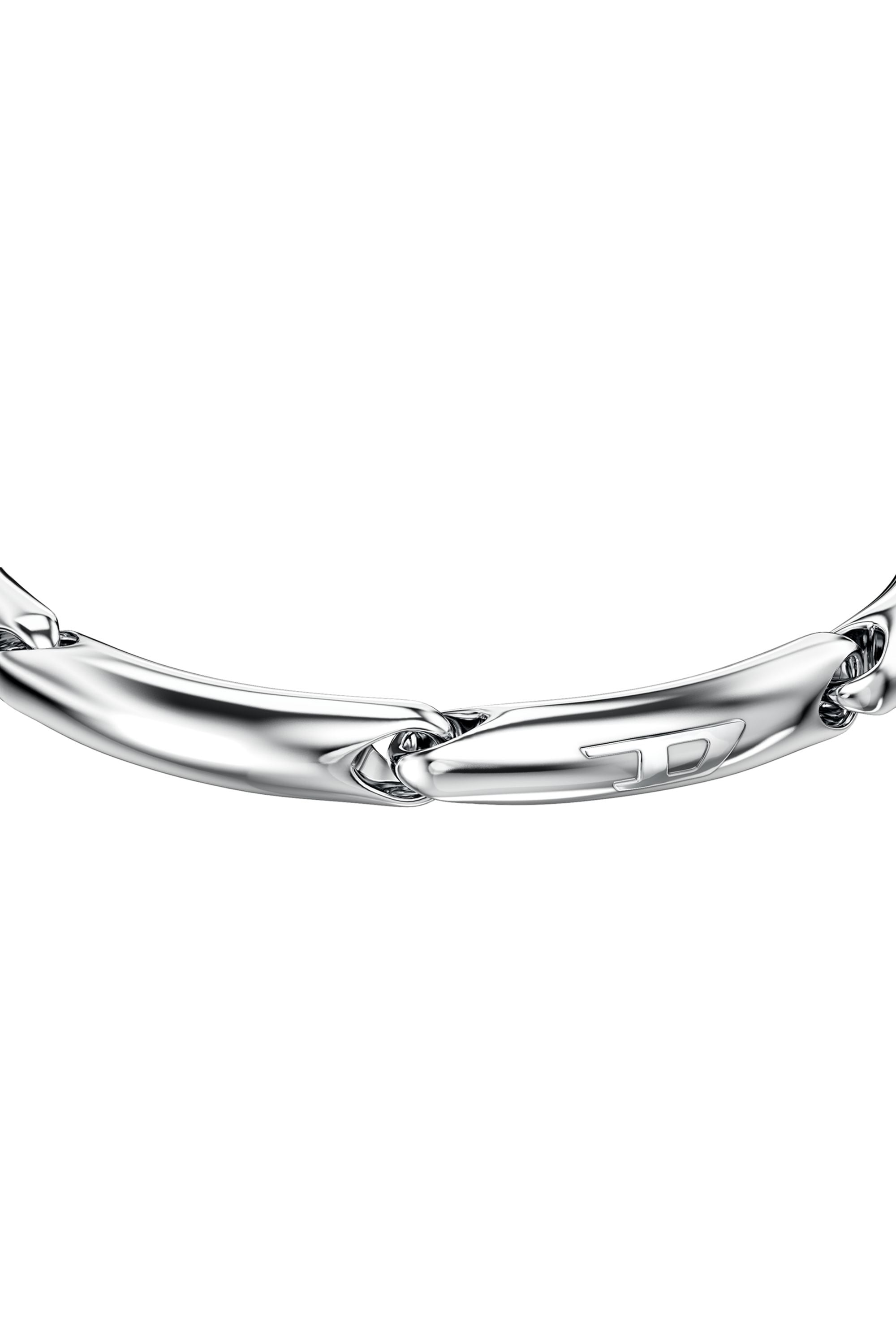Diesel - DX1696040 JEWELLERY, Unisex's Stainless steel chain bracelet in Silver - 3
