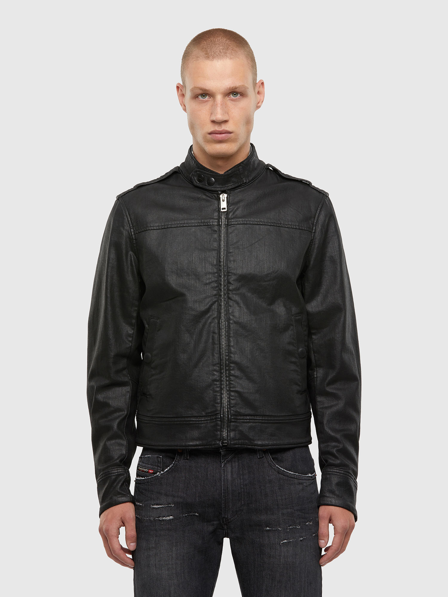 D-JEI-TW, Black Diesel - D-JEI-TW, Black - Denim Jackets - Image 1