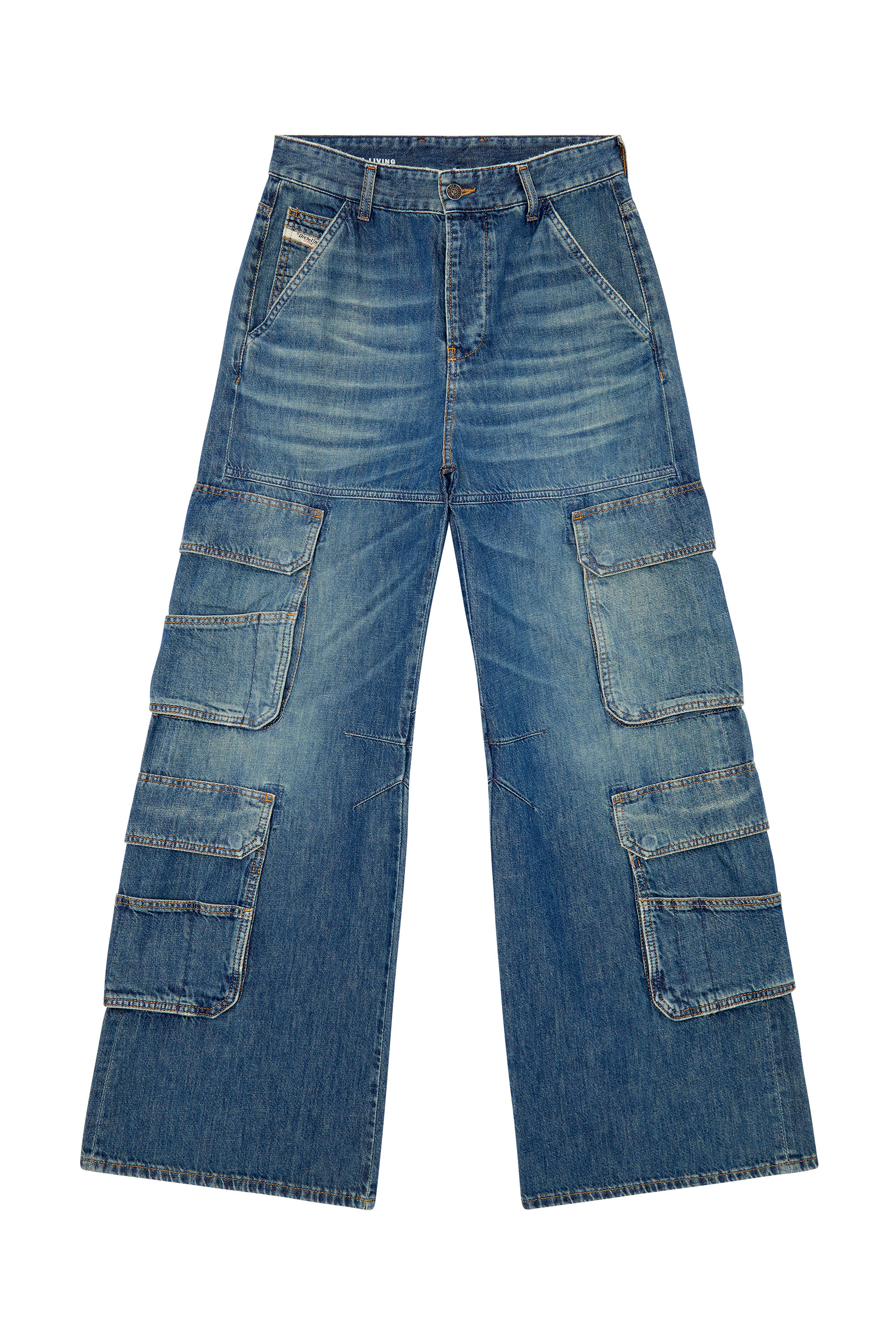 Diesel - Woman Straight Jeans 1996 D-Sire 0NJAN, Light Blue - Image 5