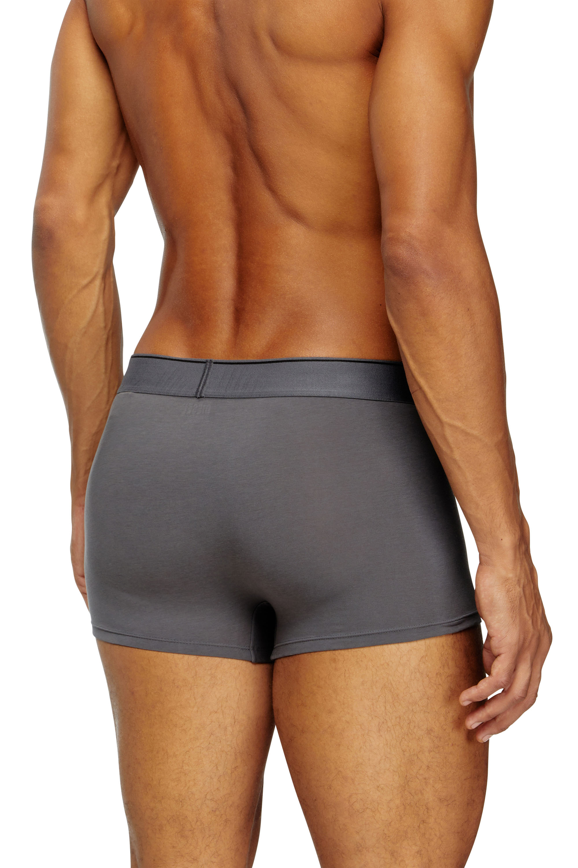 Diesel - UMBX-DAMIENTHREEPACK, Man's Three-pack of plain boxer in Black/Grey - 4