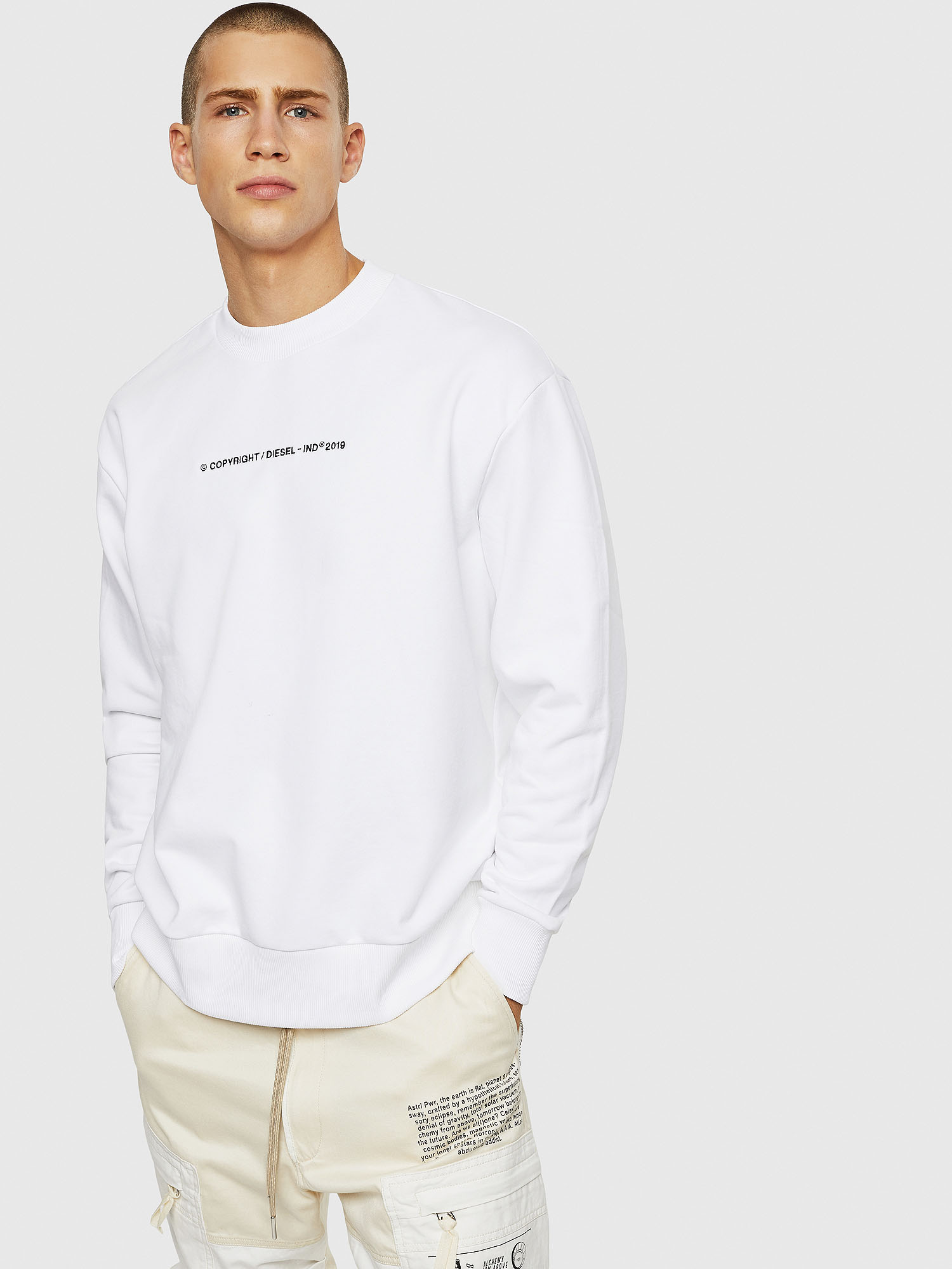 S-BAY-COPY, White Diesel - S-BAY-COPY, White - Sweaters - Image 1