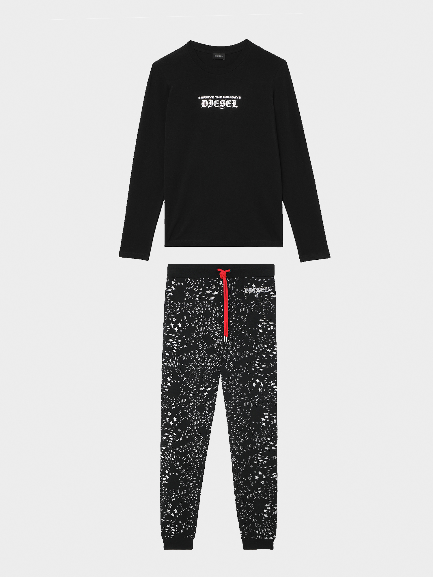UFSET-SILYBYX-LS, Black Diesel - UFSET-SILYBYX-LS, Black - Pajamas - Image 1