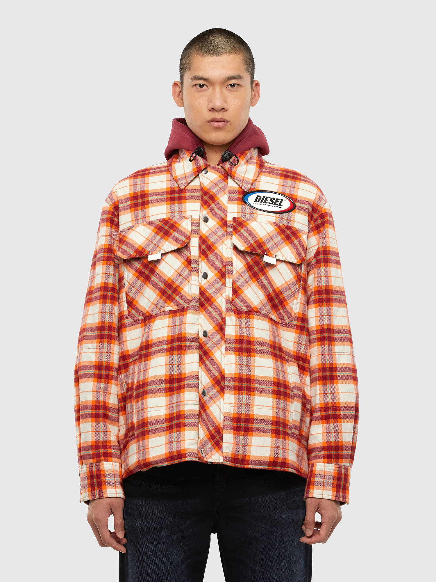 J-TANIFER, Red/White Diesel - J-TANIFER, Red/White - Jackets - Image 1