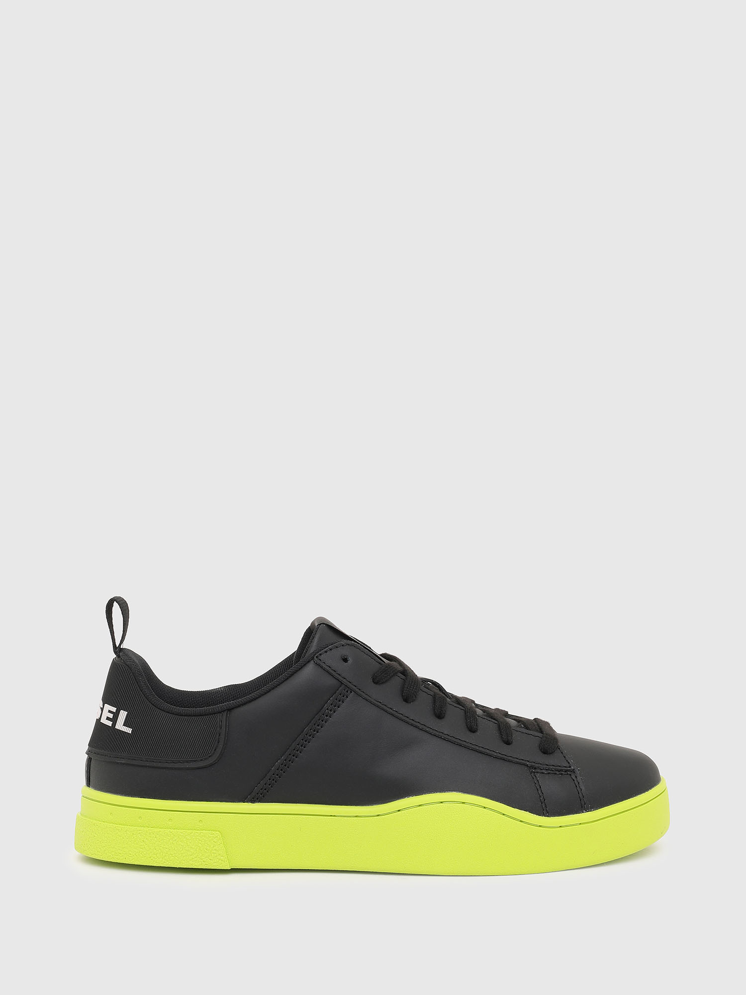 S-CLEVER LOW LACE, Black/Yellow Diesel - S-CLEVER LOW LACE, Black/Yellow - Sneakers - Image 1