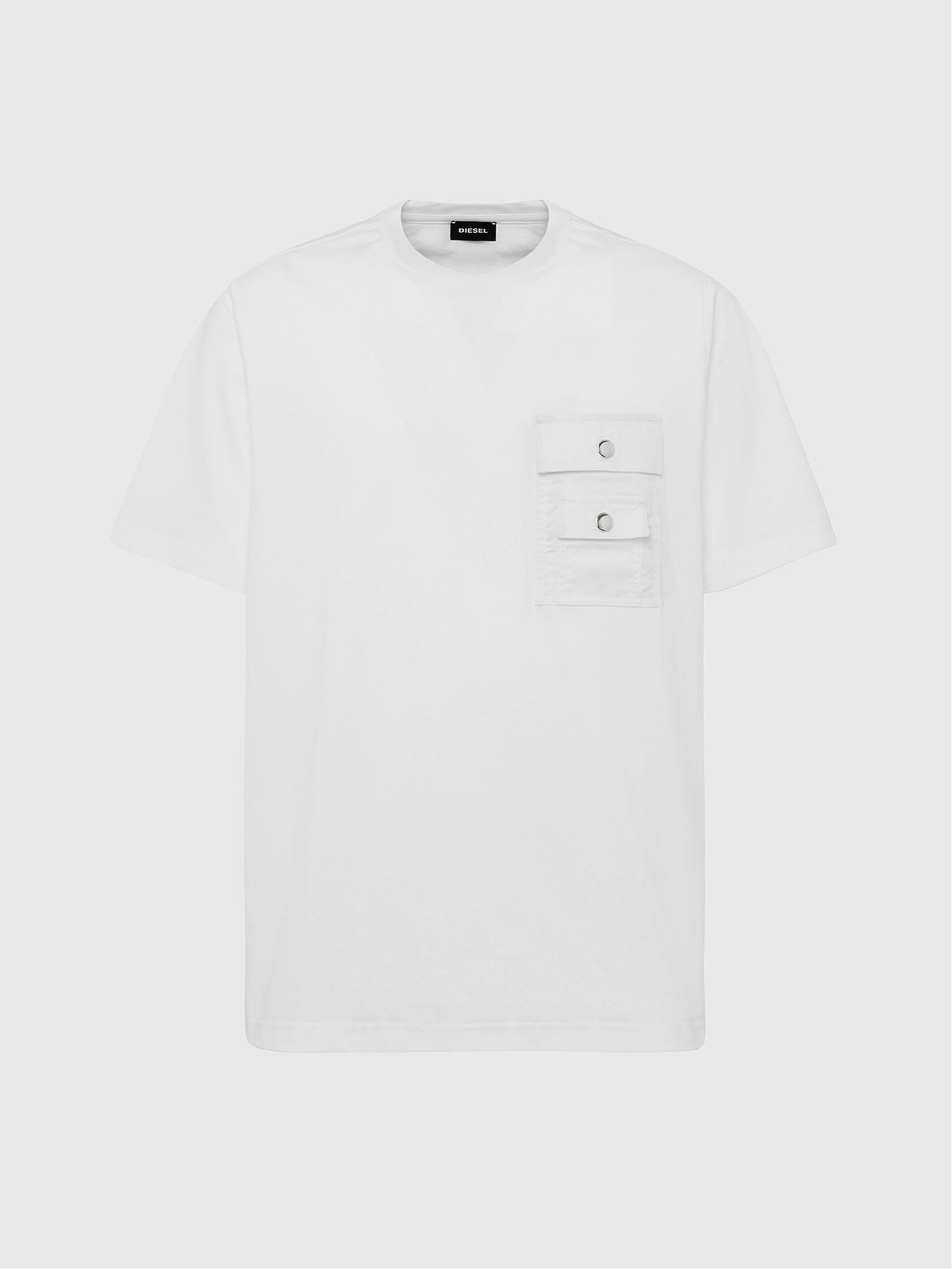 T-TASK-SLITS, White Diesel - T-TASK-SLITS, White - T-Shirts - Image 1