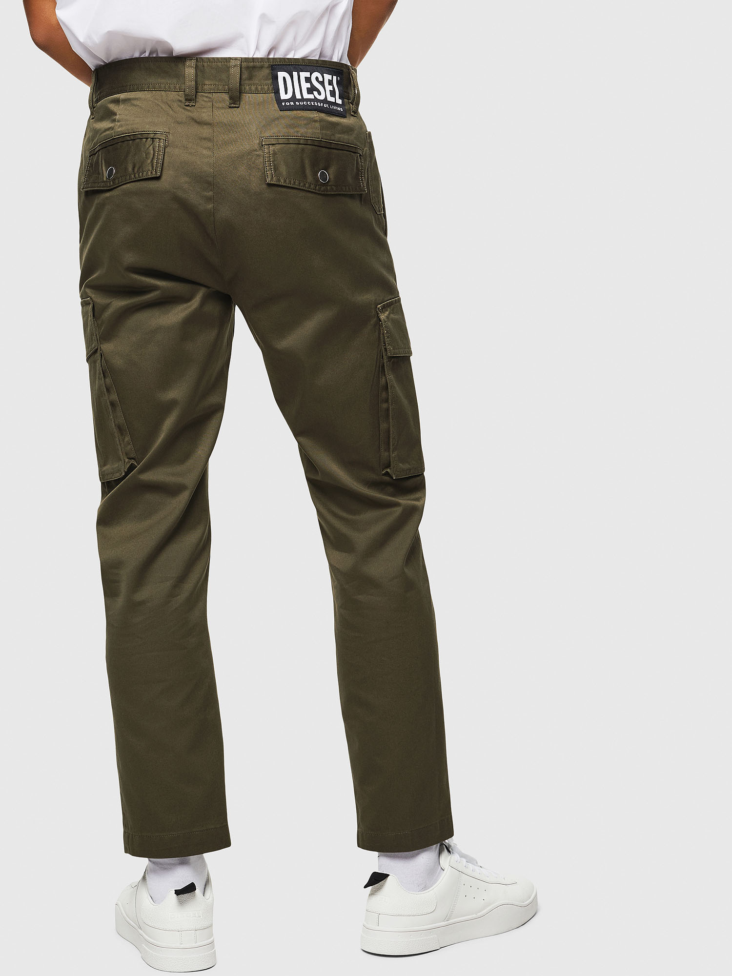 P-JARED-CARGO Man: Chino pants with cargo pockets | Diesel
