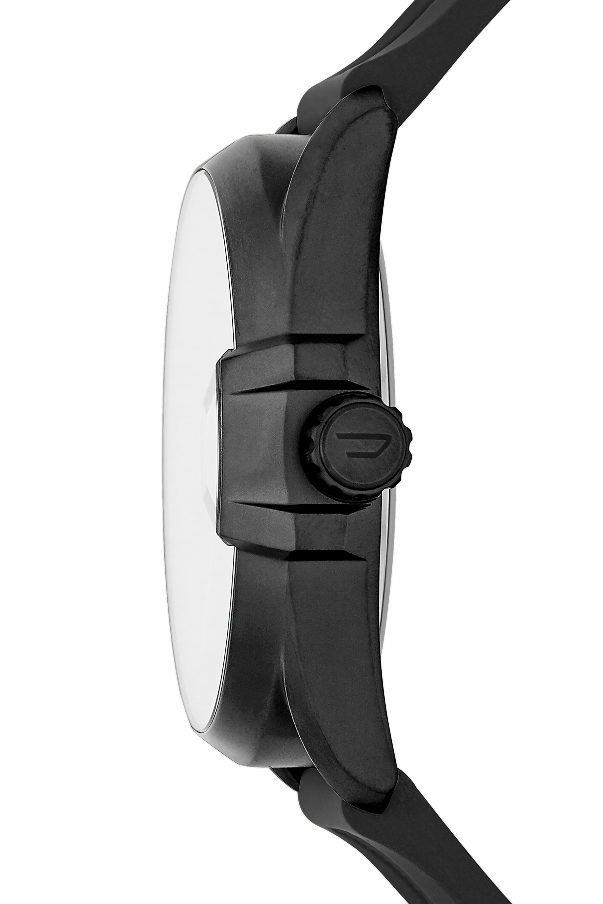 DZ1892 Man: MS9 three-hand black silicone watch | Diesel