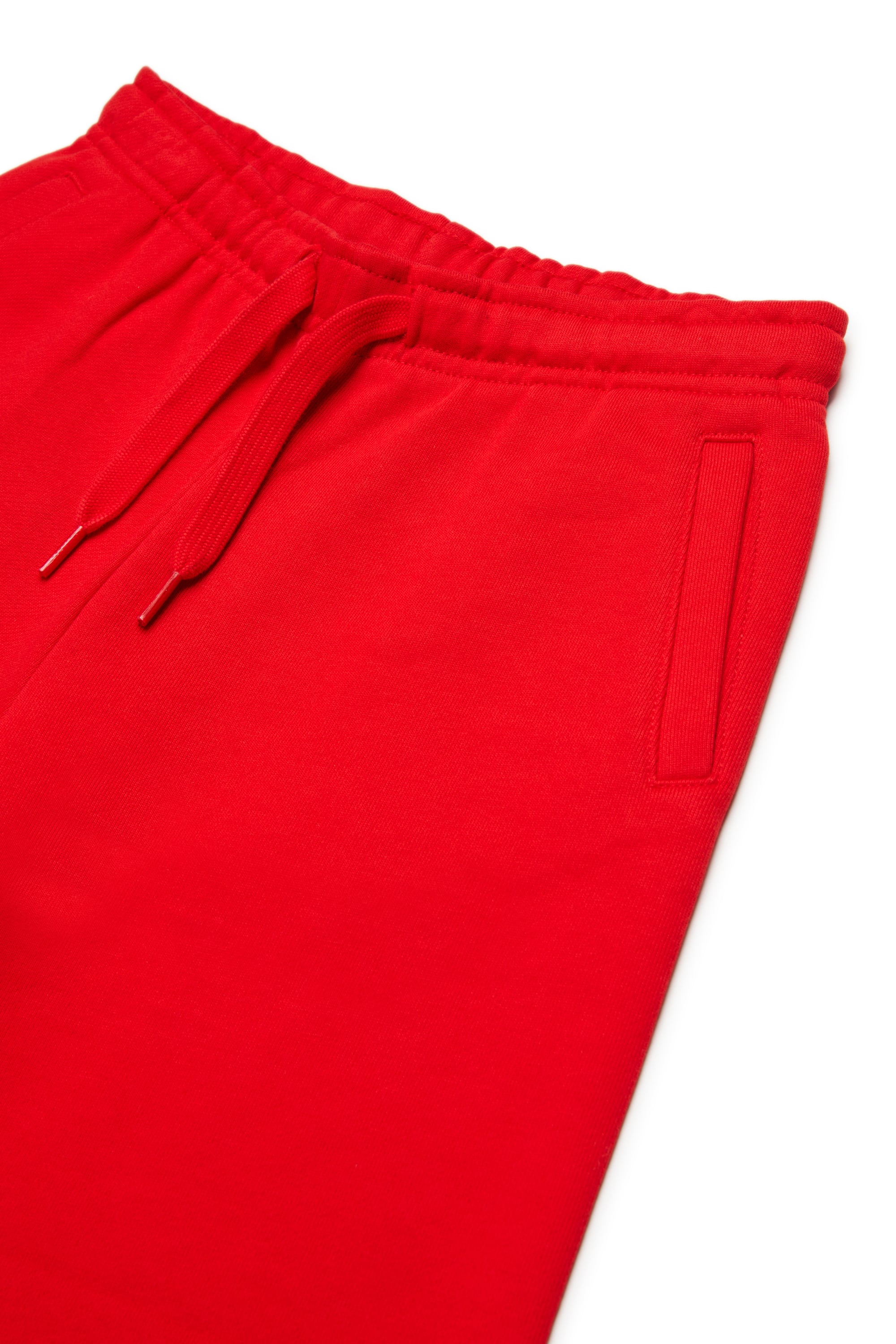 Diesel - PCIRCLE SHORT, Man's Cotton bermudas with maxi print in Red - 3
