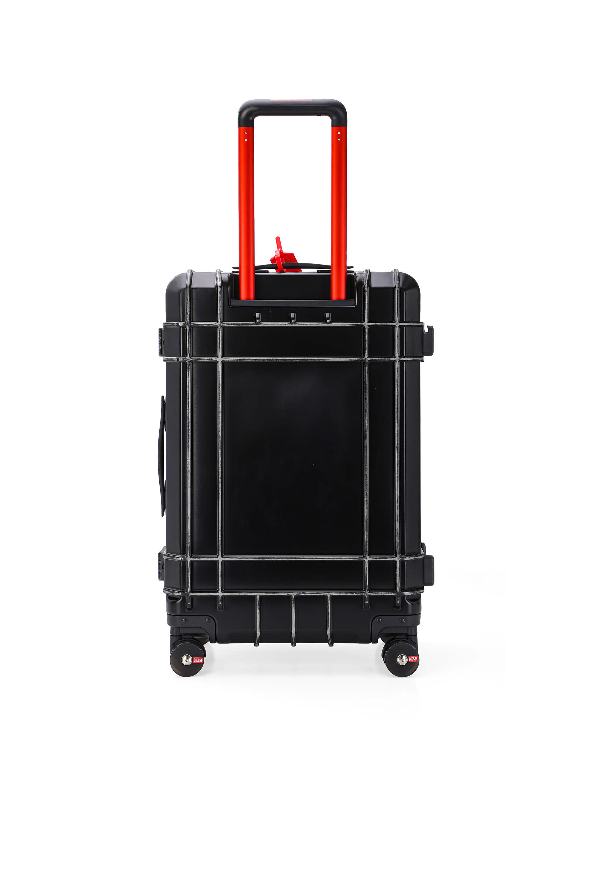 Diesel - DIESEL PC STRONG IMAGE TROLLEY- DSL003, Unisex's Rugged carry‑on suitcase 24" in Black - 3
