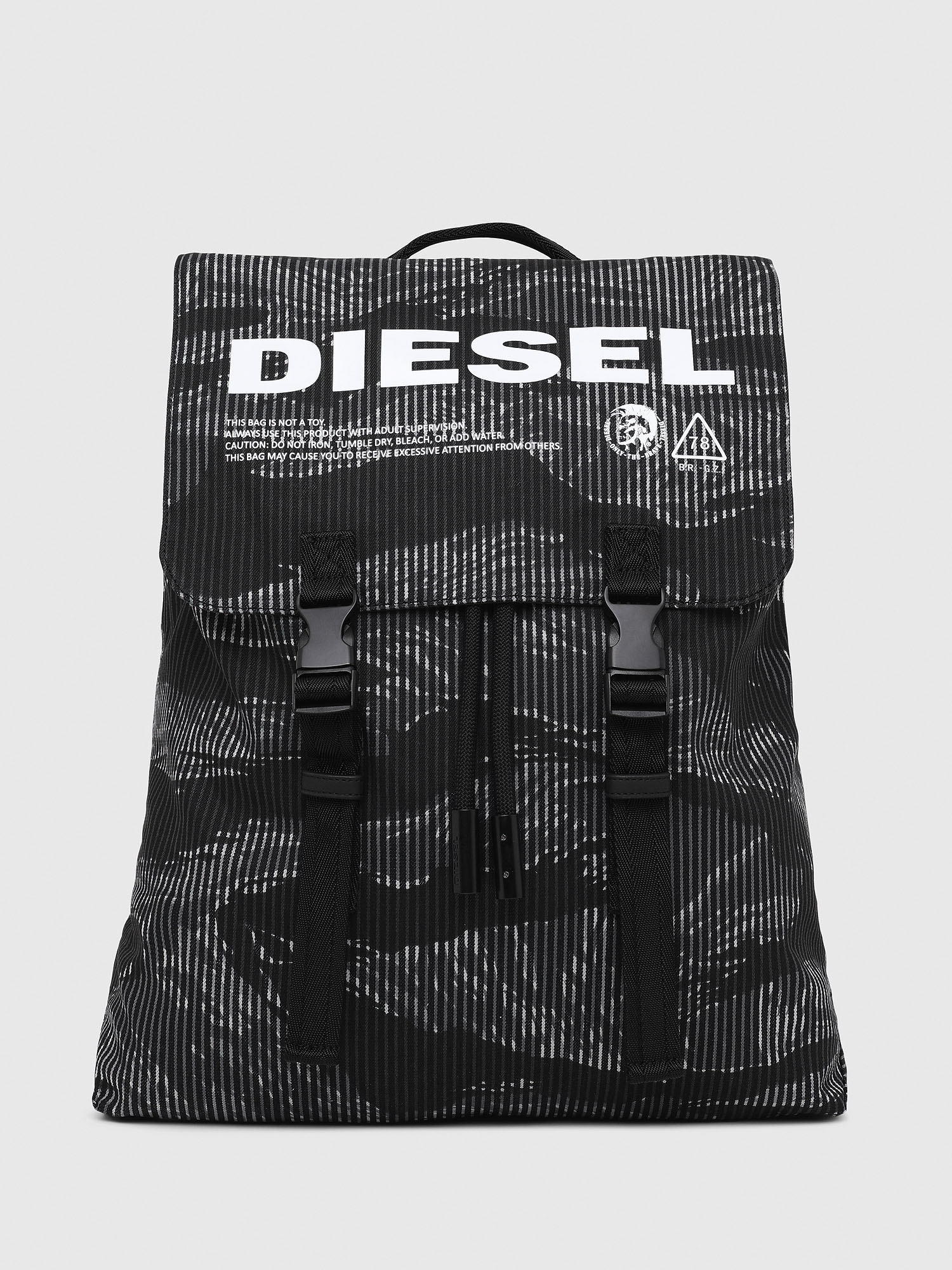VOLPAGO BACK, Black Diesel - VOLPAGO BACK, Black - Backpacks - Image 1