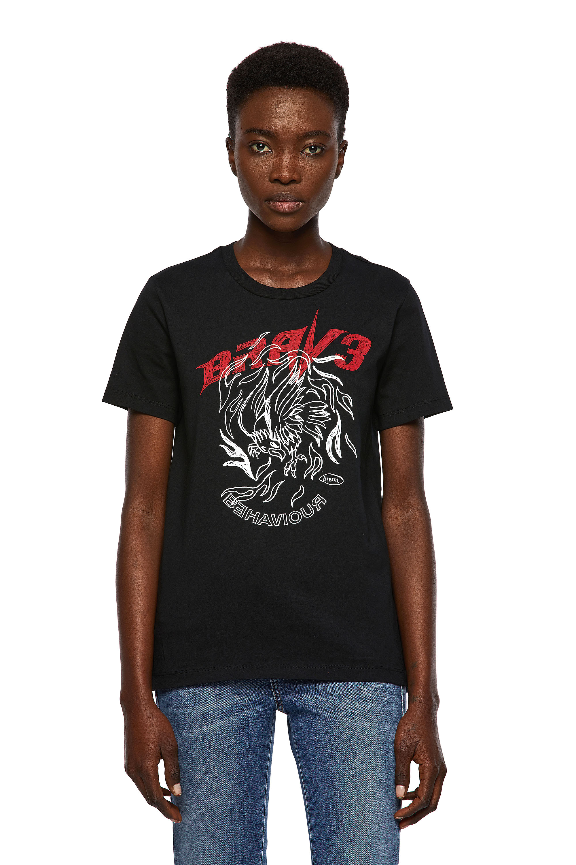 T-SILY-B2, Black Diesel - T-SILY-B2, Black - T-Shirts - Image 1