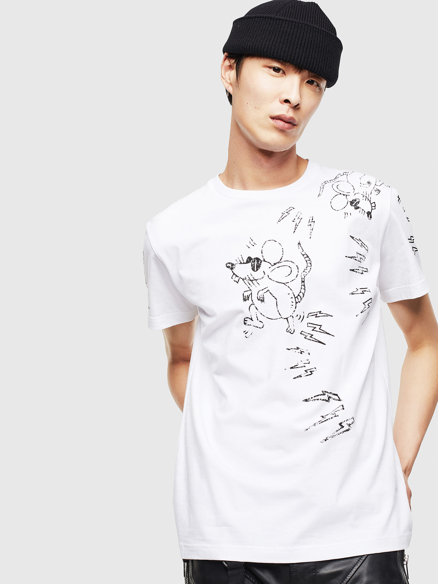 CL-T-DIEGO-3, White Diesel - CL-T-DIEGO-3, White - T-Shirts - Image 1