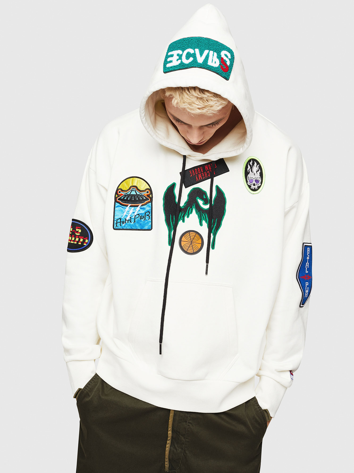 S-ALBY-PATCHES, Diesel - S-ALBY-PATCHES, - Sweaters - Image 1