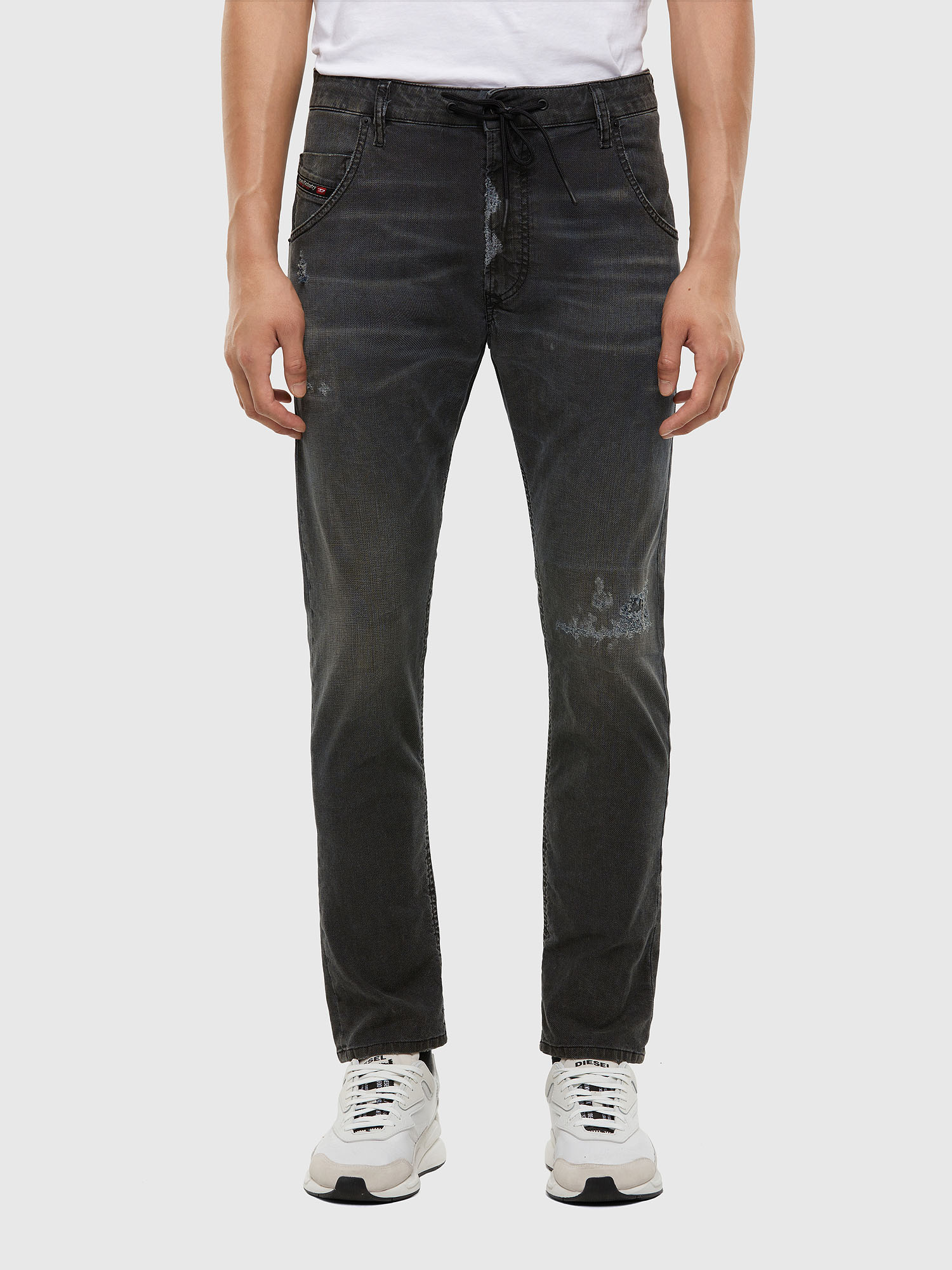 KROOLEY JoggJeans® 009LB, Black/Dark grey Diesel - KROOLEY JoggJeans® 009LB, Black/Dark grey - Jeans - Image 1
