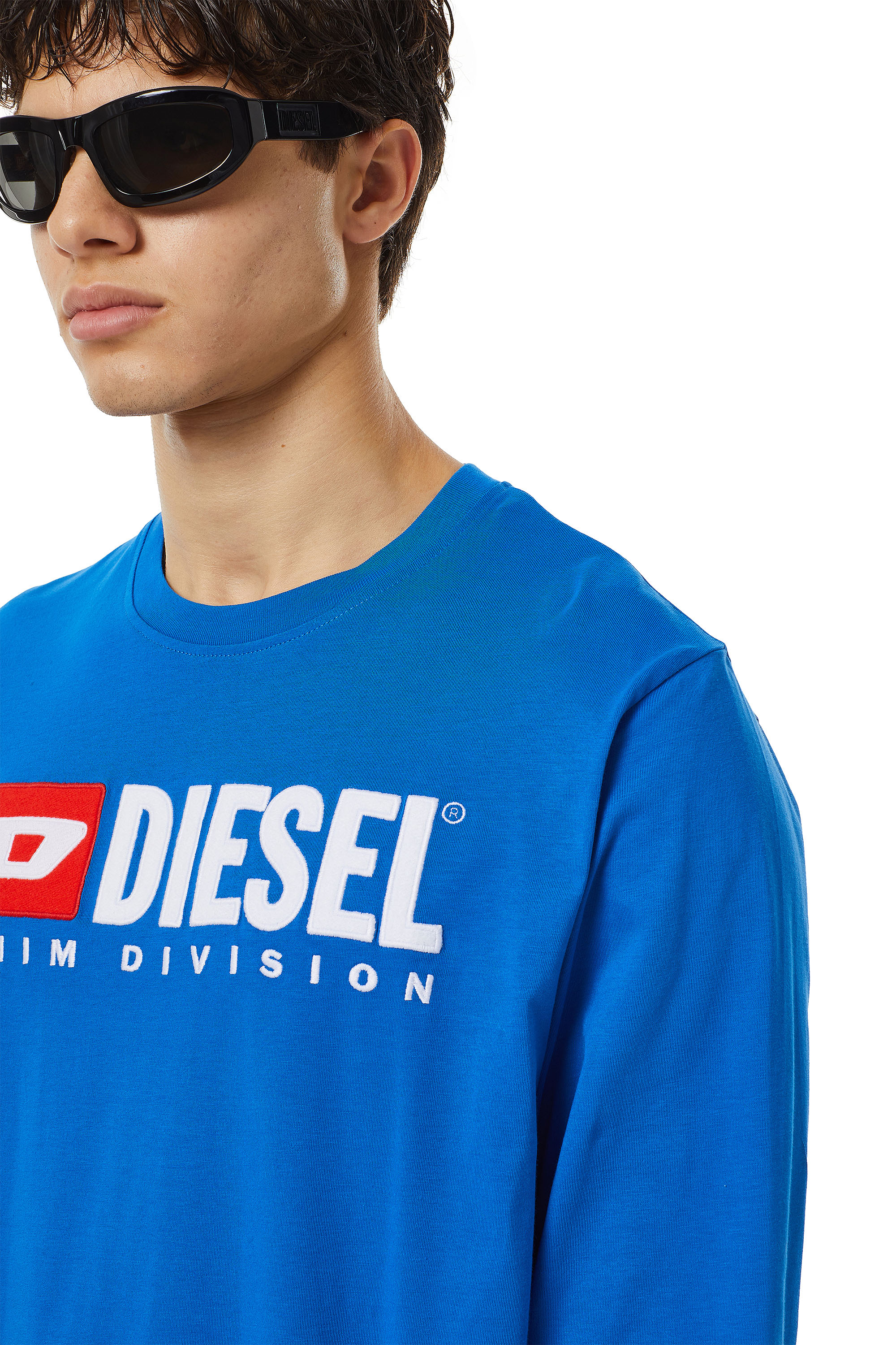Diesel - T-JUST-LS-DIV, Blue - Image 5