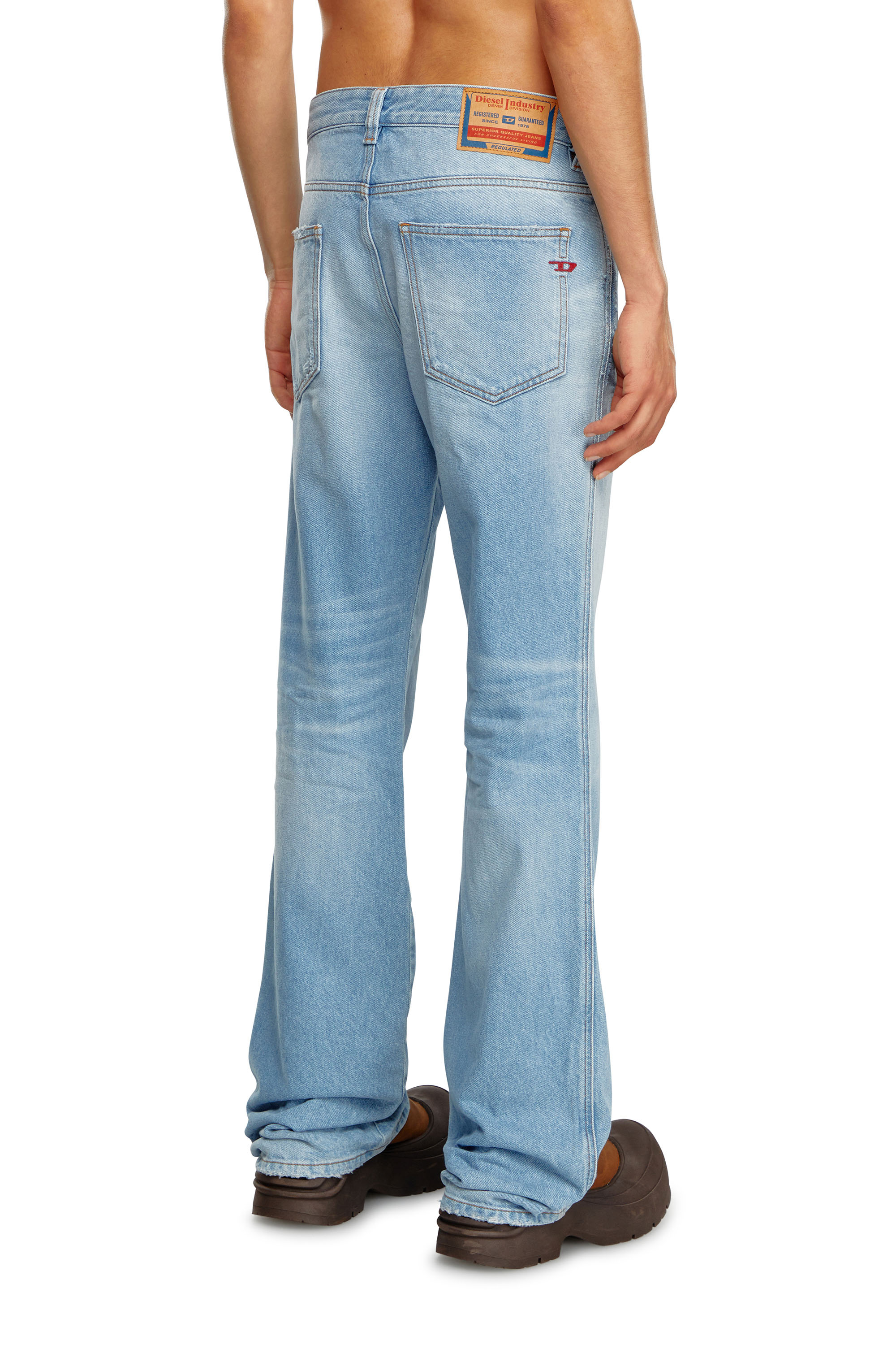 【U LAN】Akan eyelet strap semi-bootcut pants Boys - Request Jeans Boot Stretch Jean - Boy's Jeans in