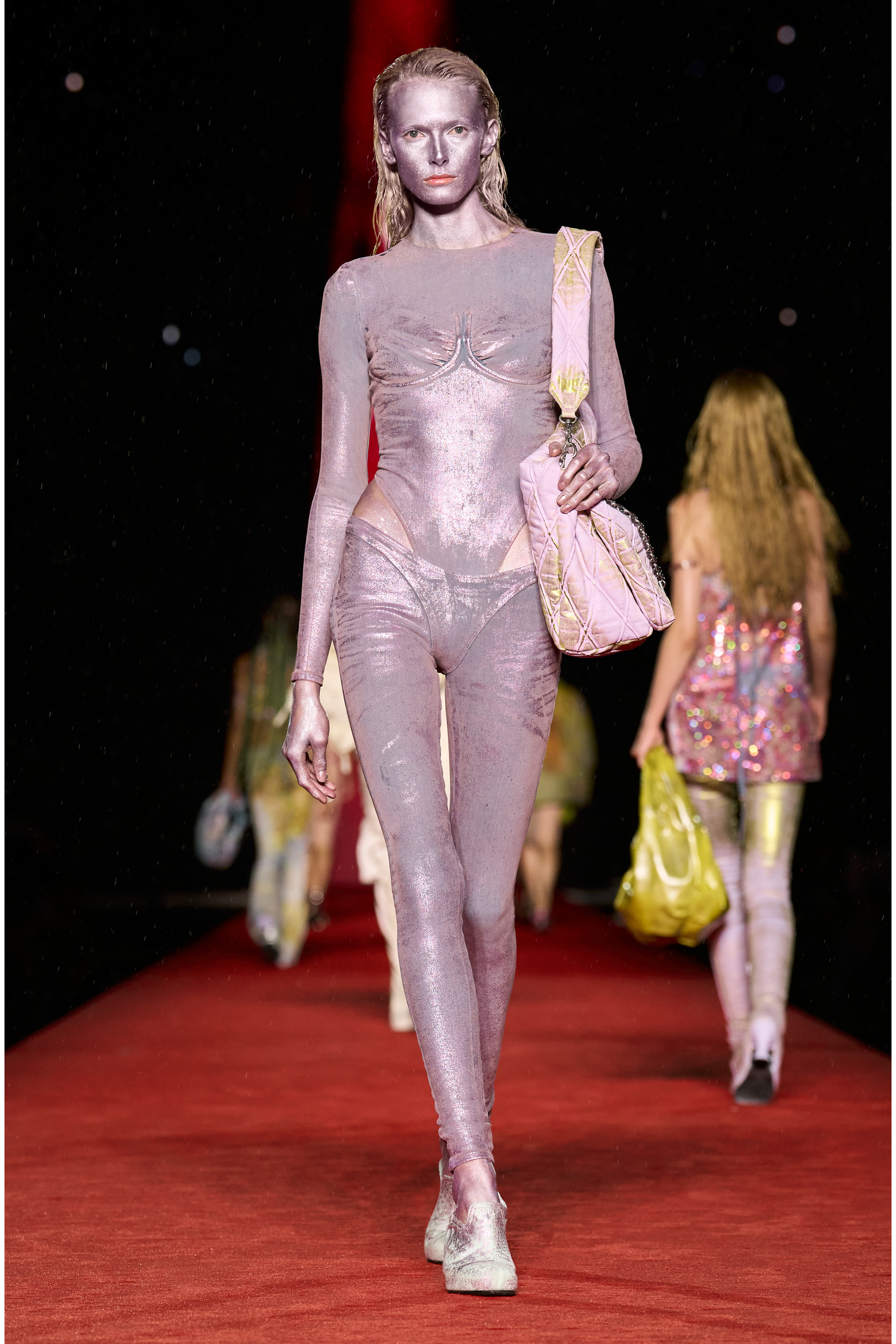Diesel - Woman Super skinny Jeans D-Amber 09K16, Pink - Image 6