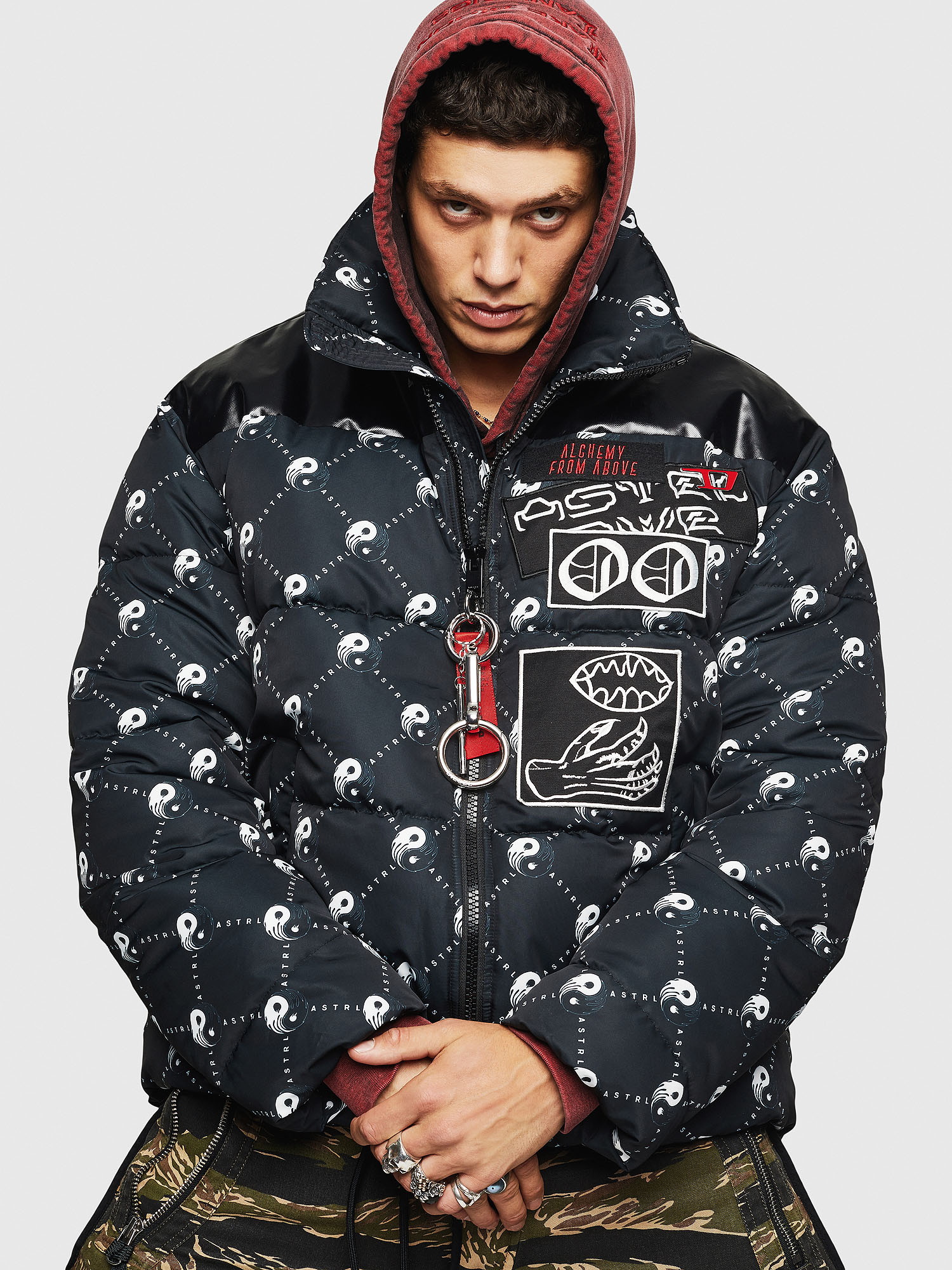 W-PIATIG-PEACE, Black Diesel - W-PIATIG-PEACE, Black - Winter Jackets - Image 1