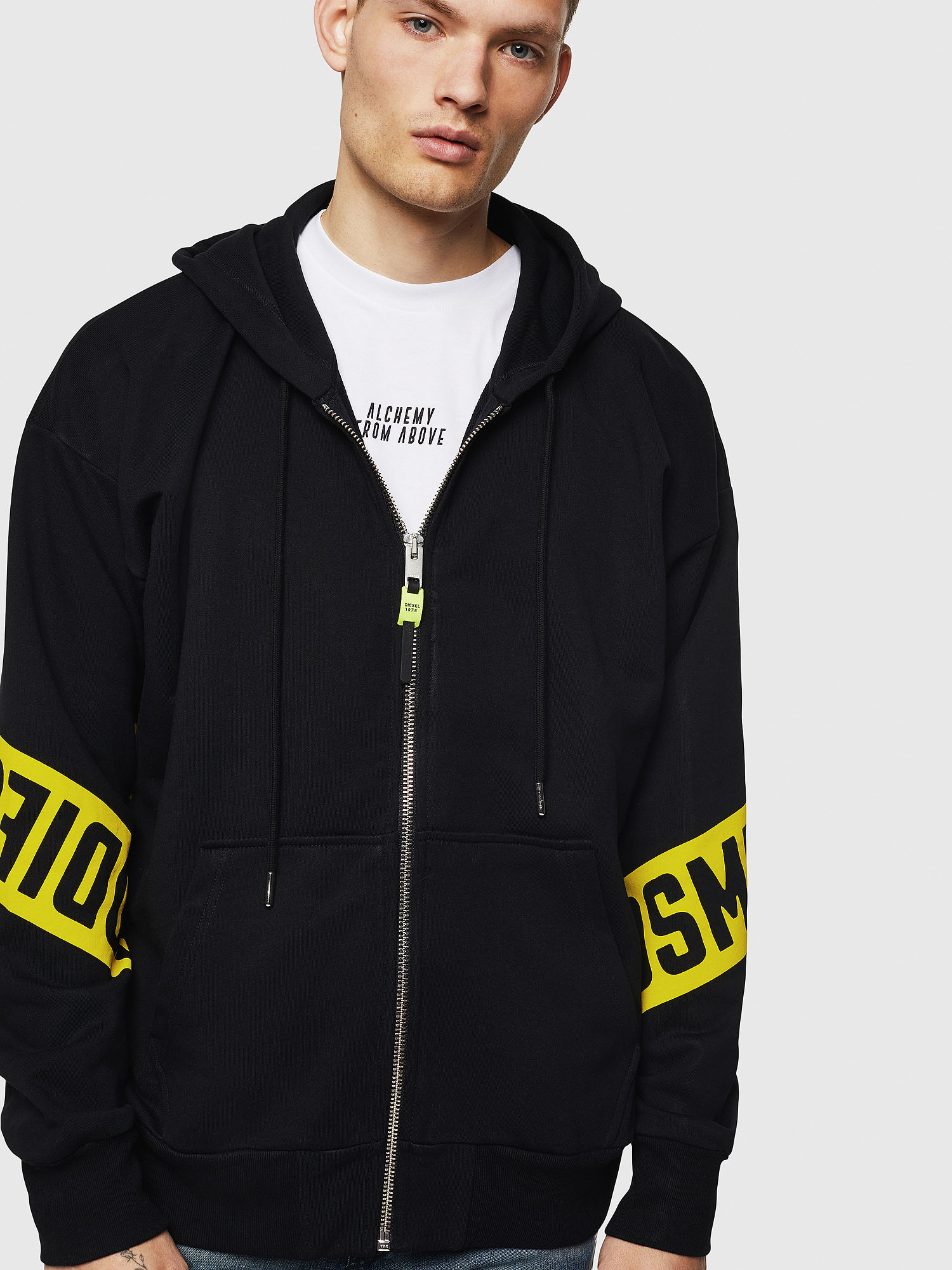 S-ALBY-ZIP-A1, Diesel - S-ALBY-ZIP-A1, - Sweaters - Image 1