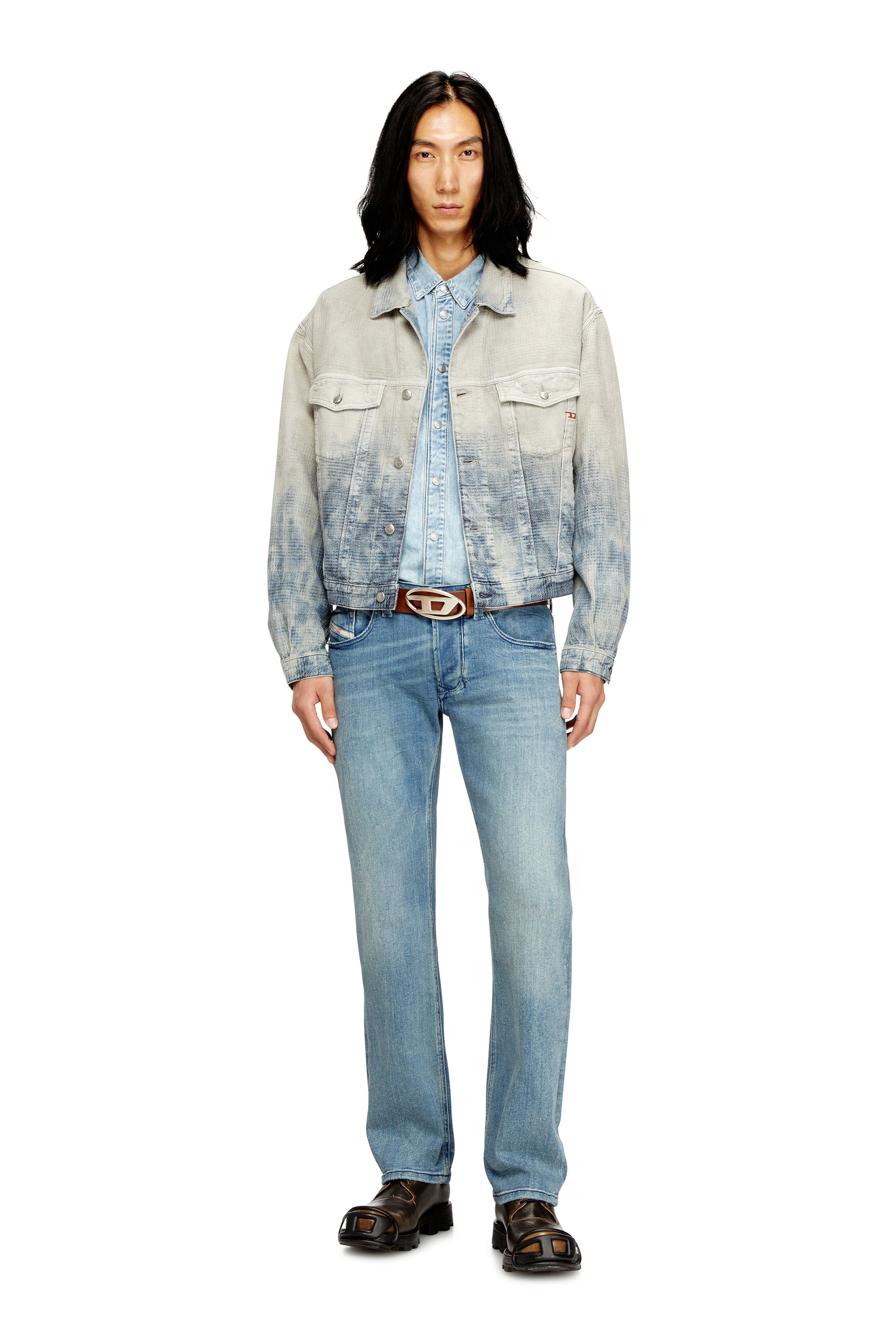 Diesel - Man's Regular Jeans 1985 Larkee 0BMBW, Medium blue - 2