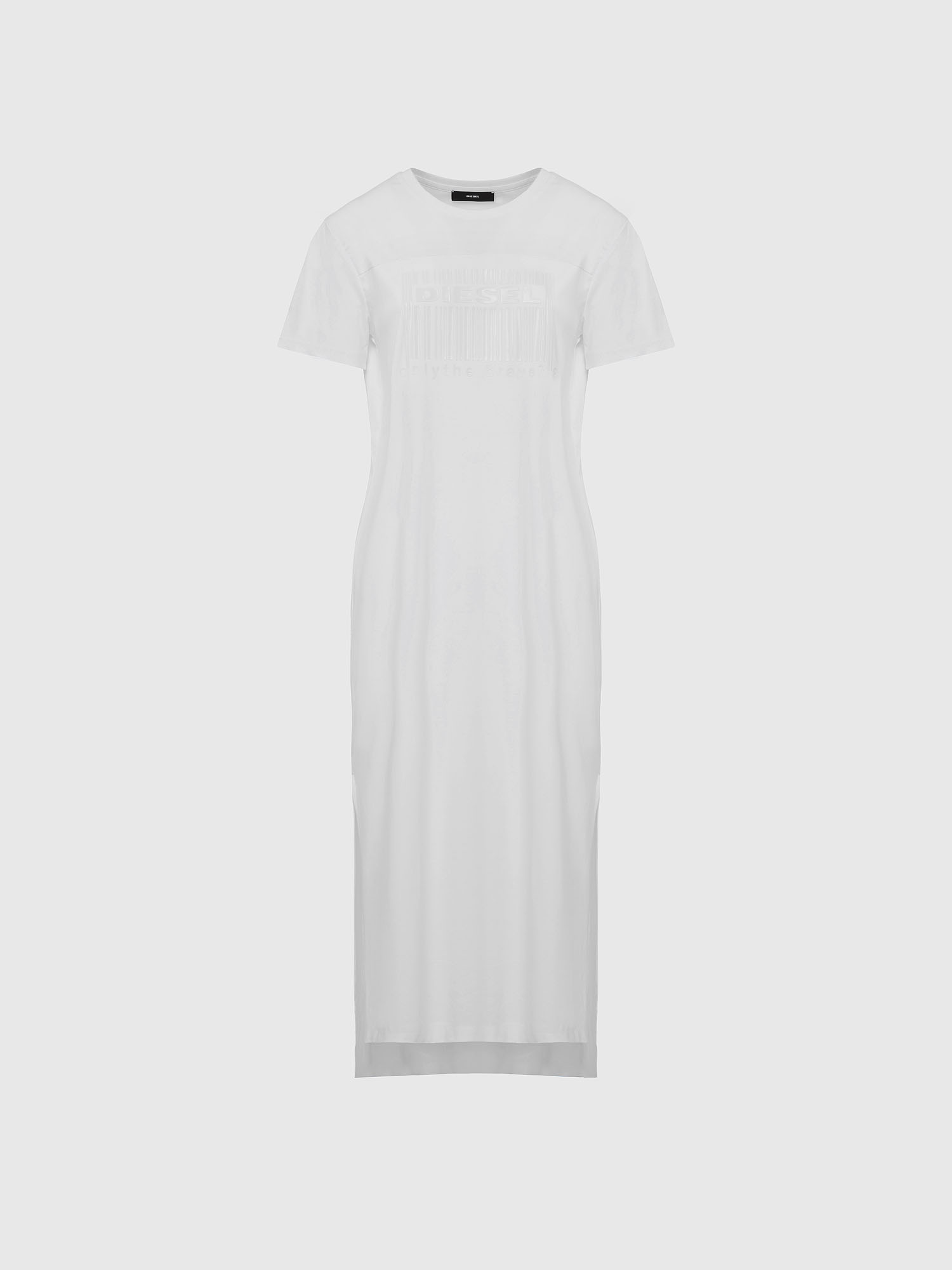 D-FELIX-LONG-E1, White Diesel - D-FELIX-LONG-E1, White - Dresses - Image 1
