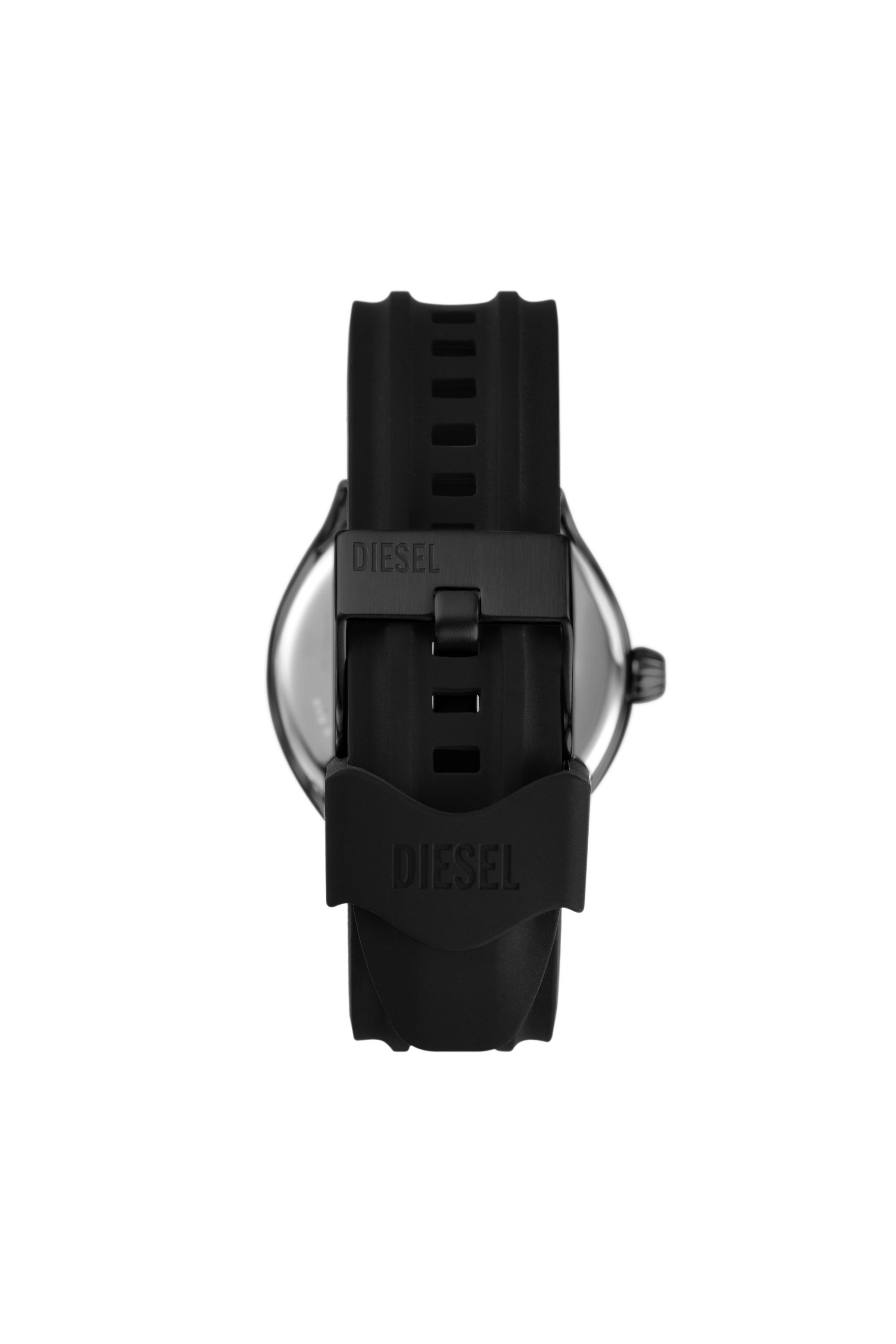 Diesel - DZ2203, Man Streamline three-hand black silicone watch in Black - Image 2