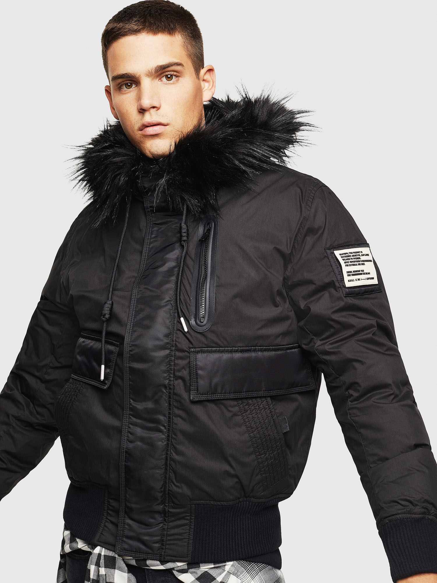 W-BURKISK, Black Diesel - W-BURKISK, Black - Winter Jackets - Image 1